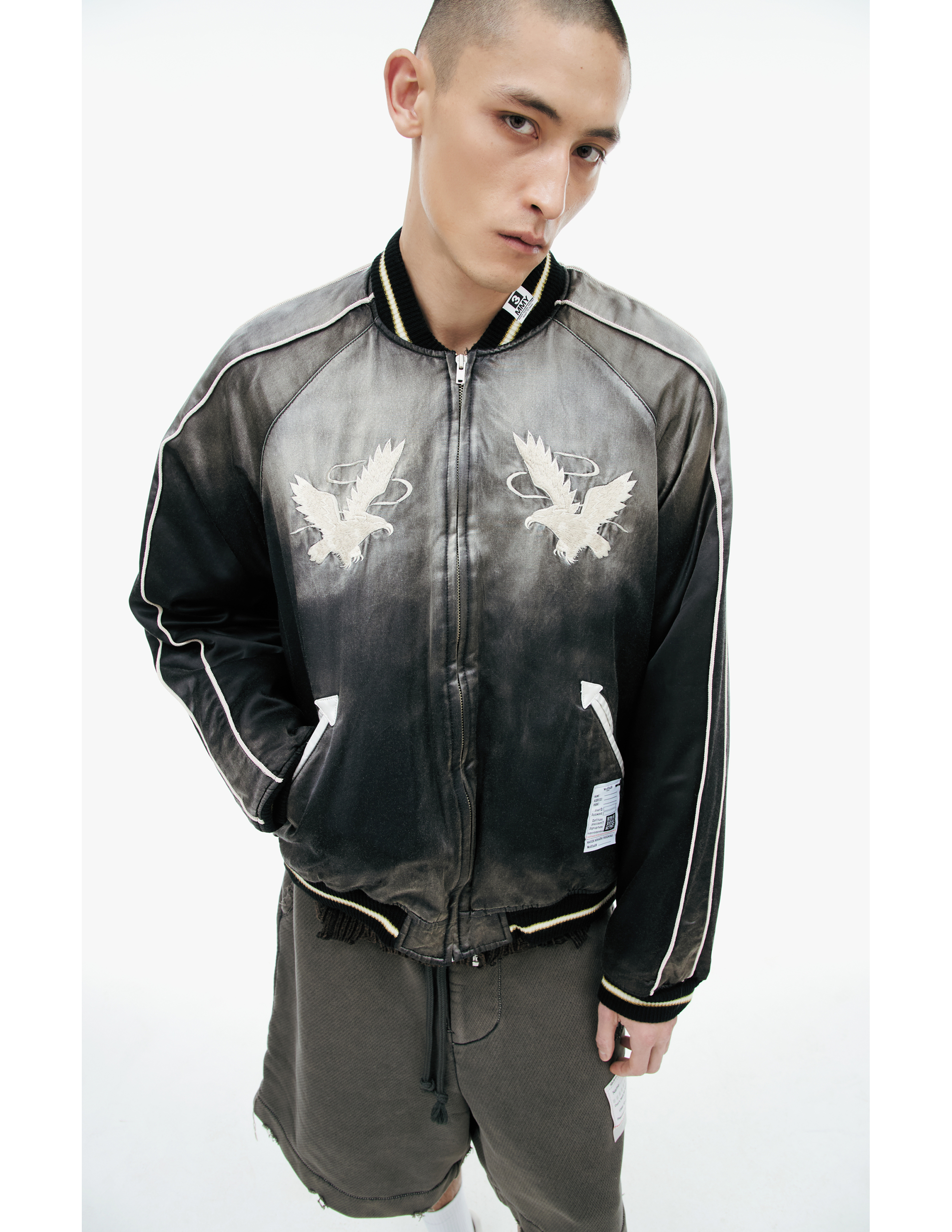 Miharayasuhiro Cotton Bomber With Patches