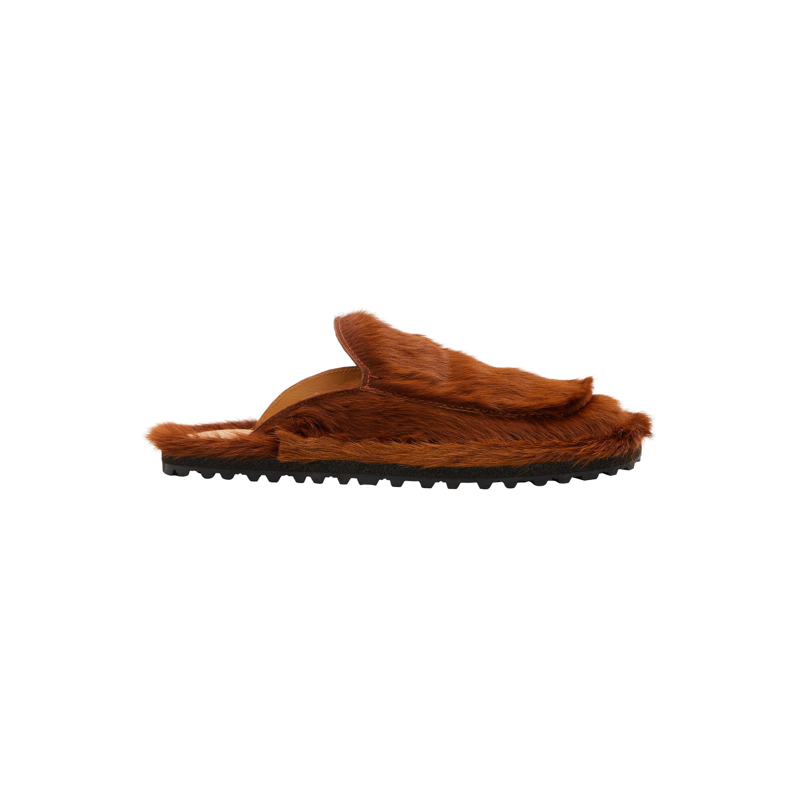Buy Dries Van Noten men fur slides for $440 online on SV77