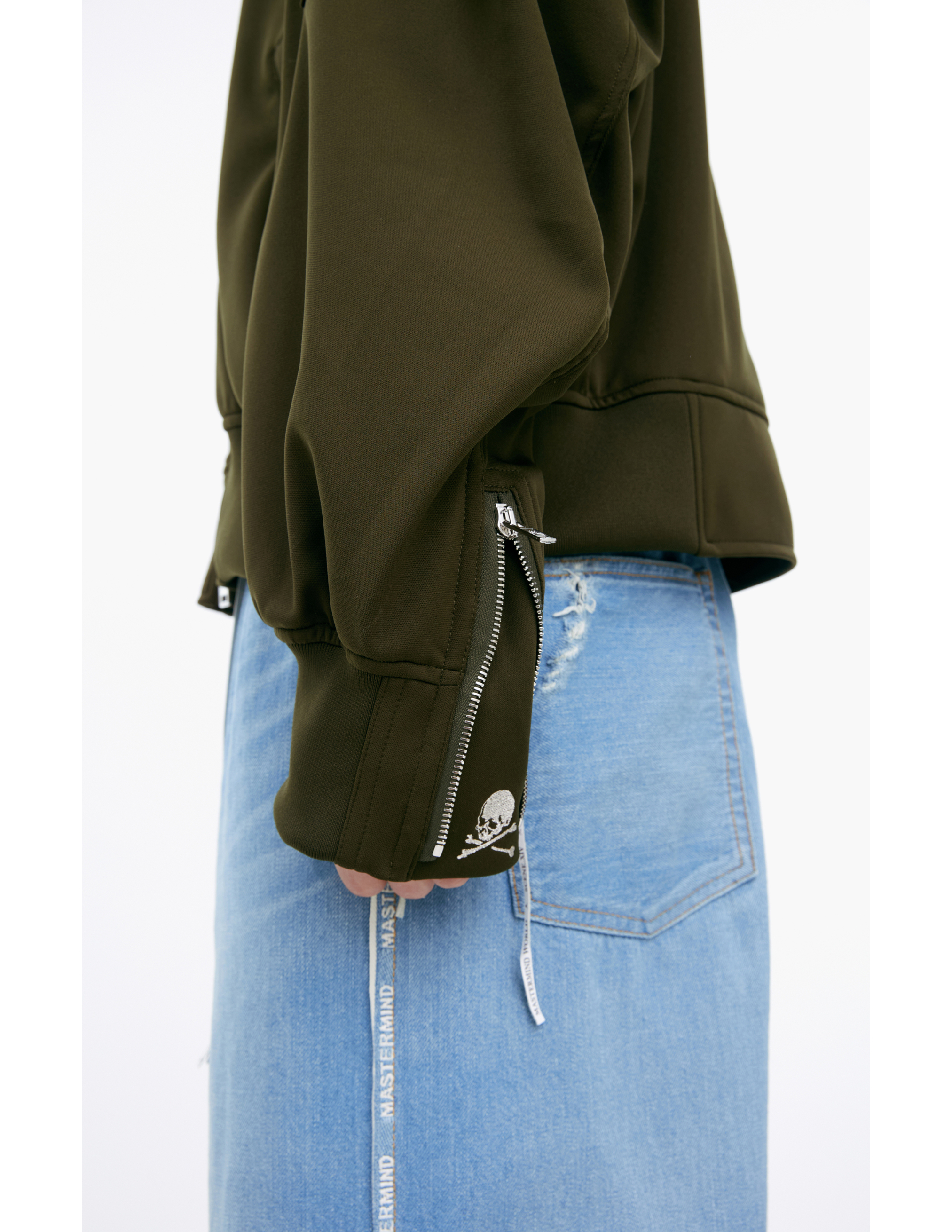 Mastermind Japan Oversize Logo Bomber In Green