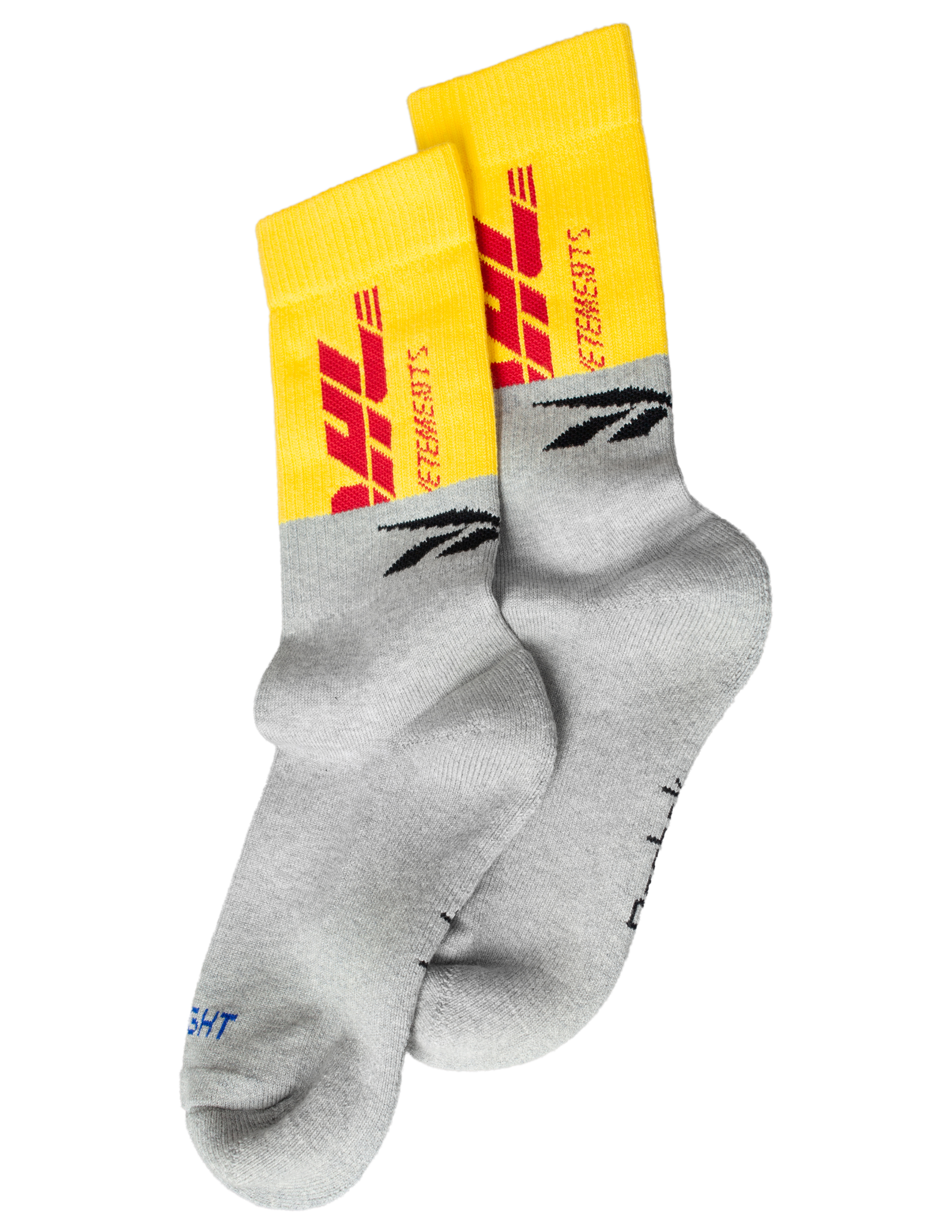 VETEMENTS DHL print socks