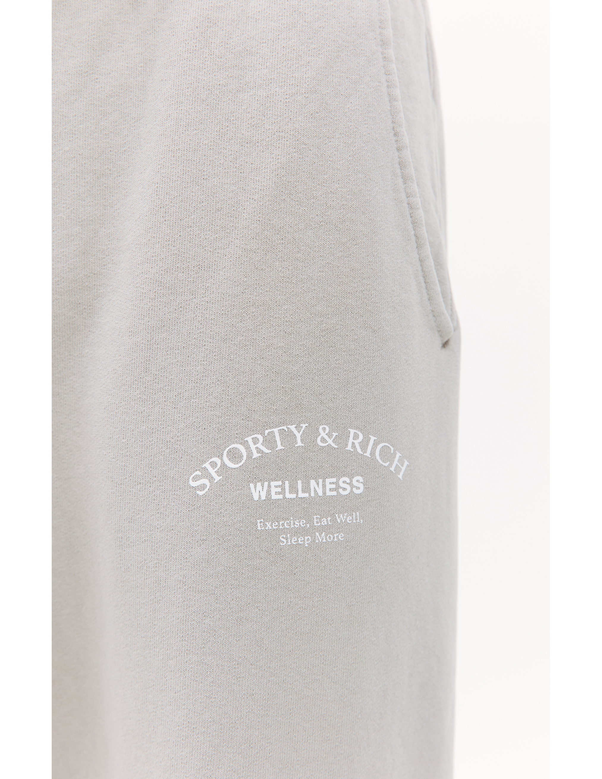 Shop Sporty And Rich 'wellness' Printed Sweatpants In Grey