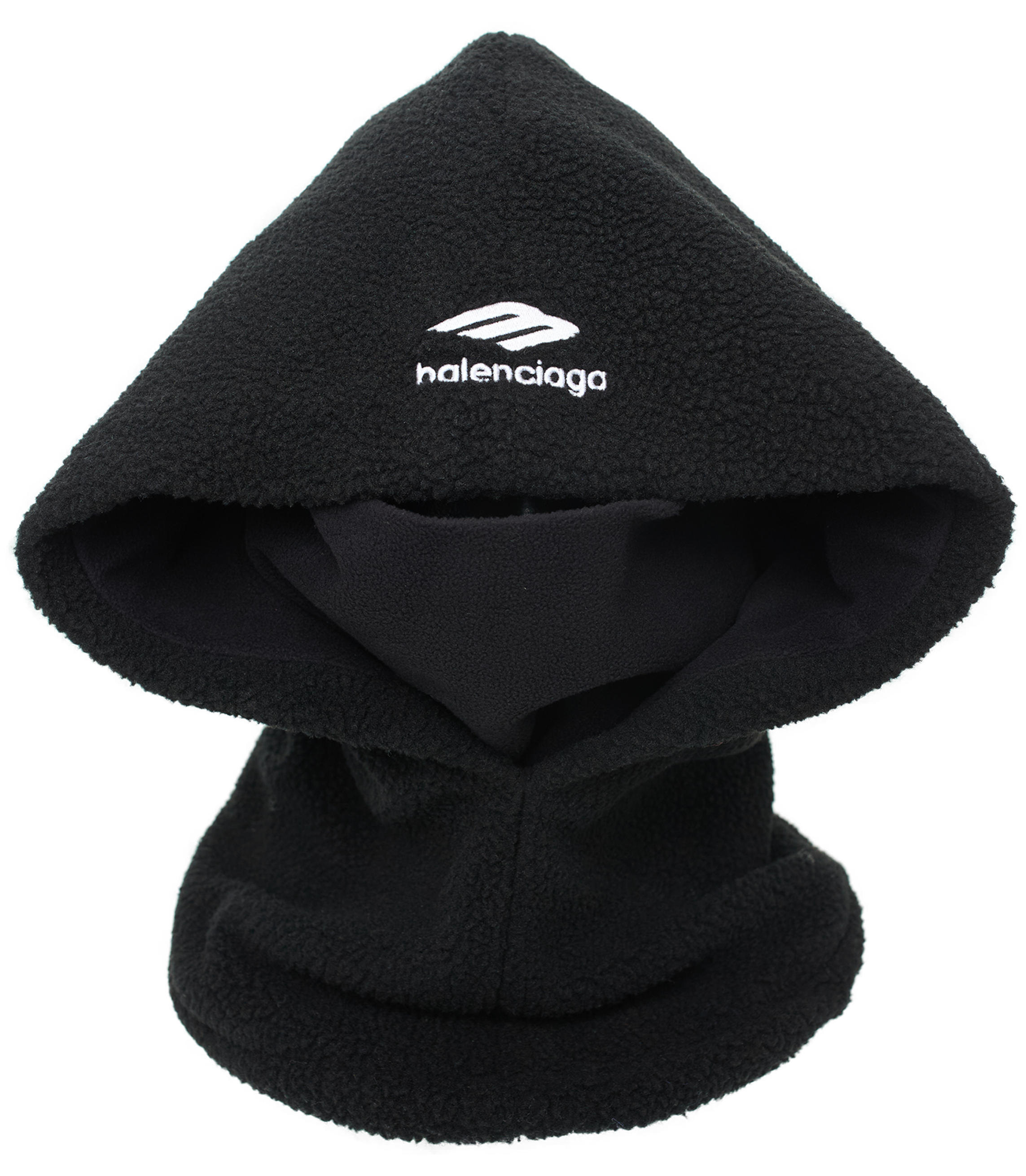 Black hood with logo