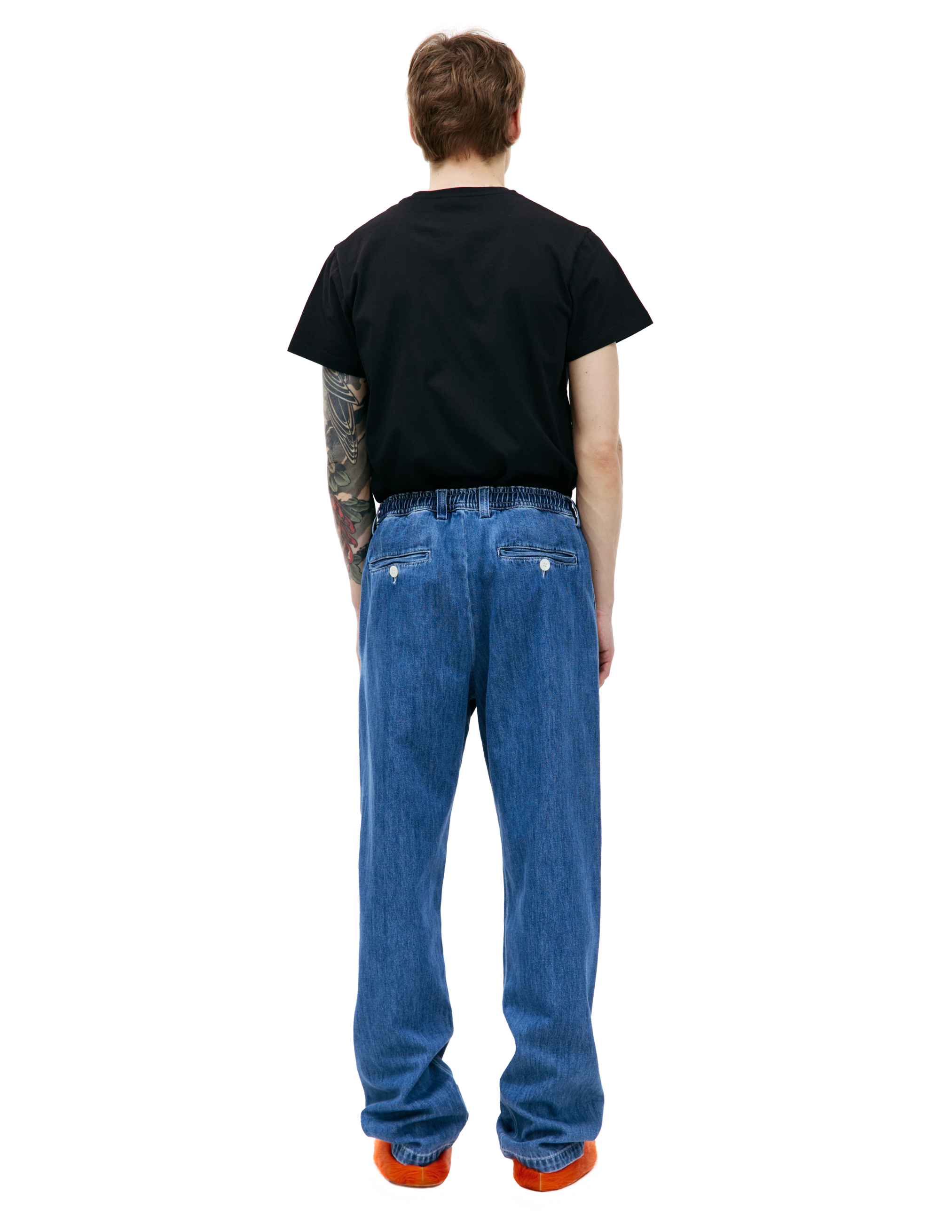 Shop Marni Blue Straight Jeans