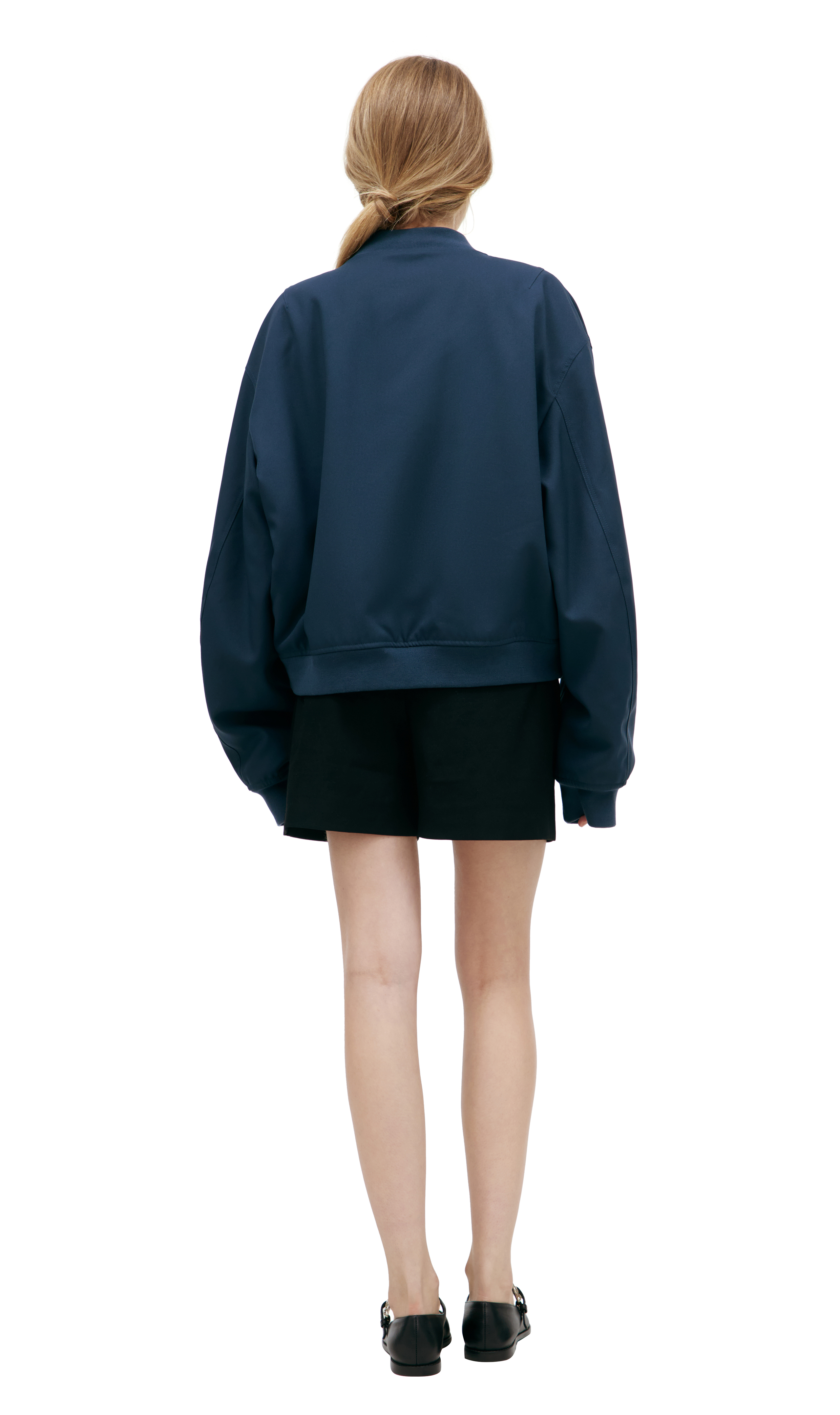JIL SANDER Navy 00s Bomber Jacket