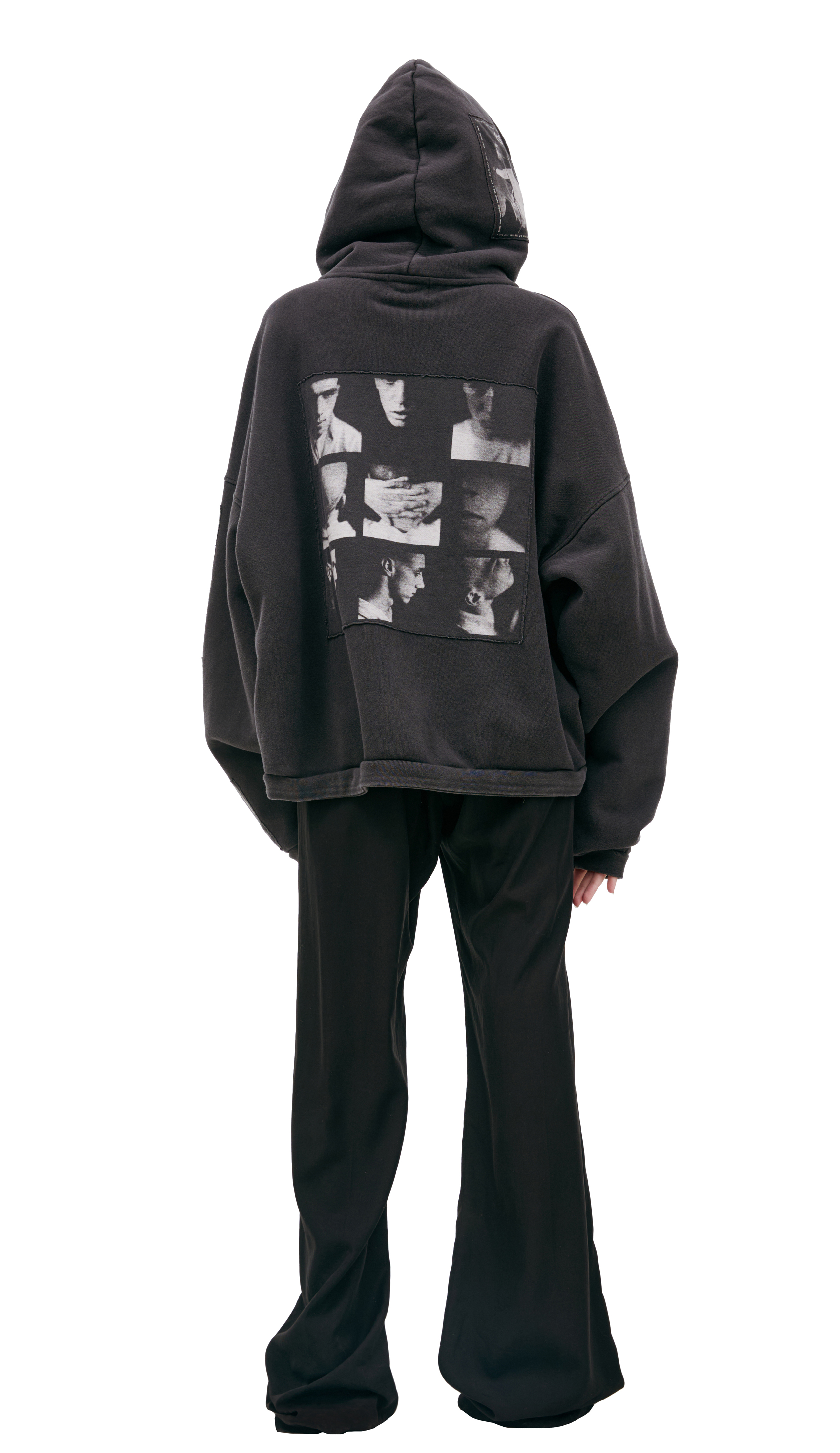 Buy Enfants Riches Déprimés women black hoodie with patches