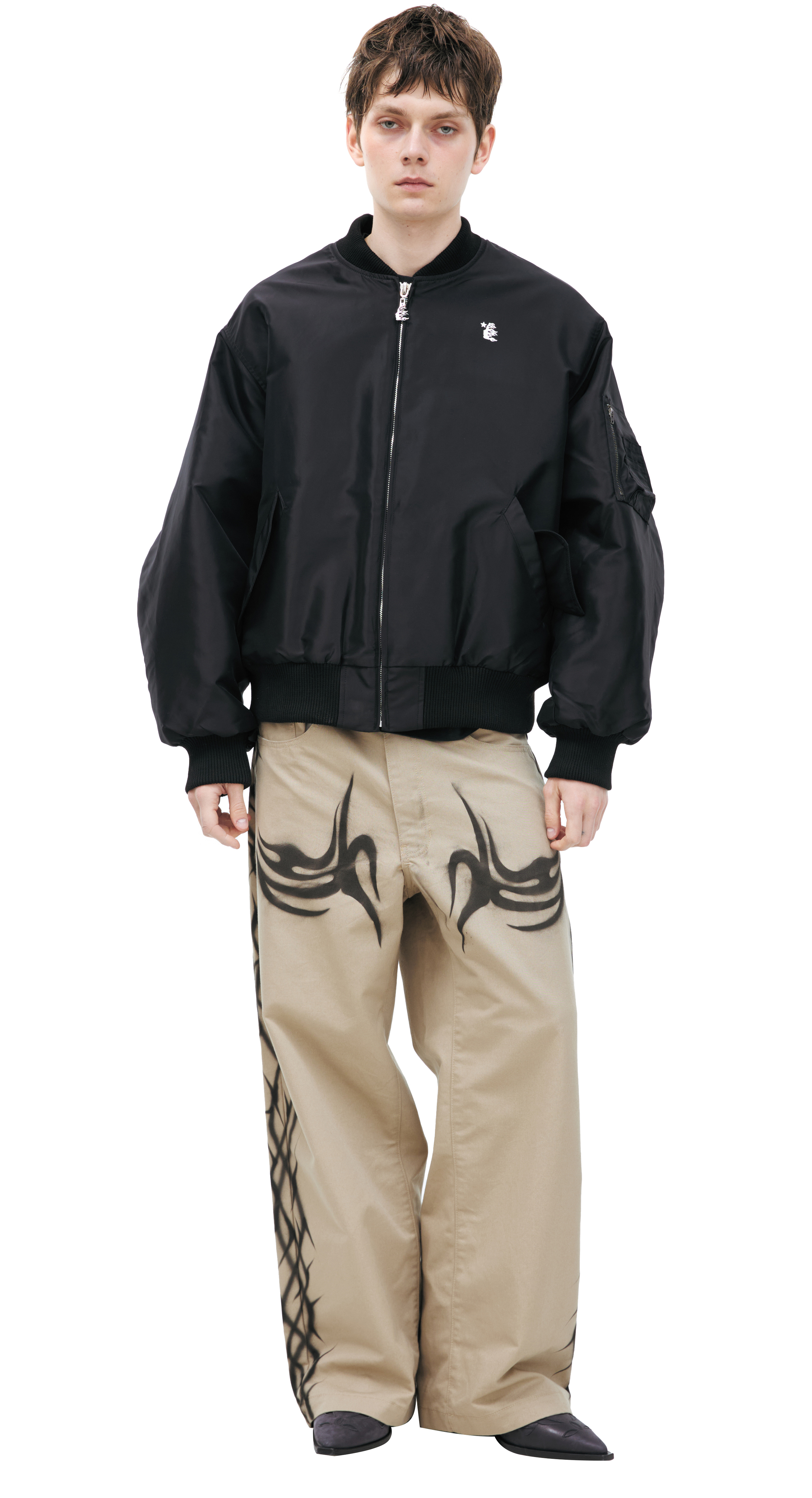 Hellstar Basic bomber jacket with logo