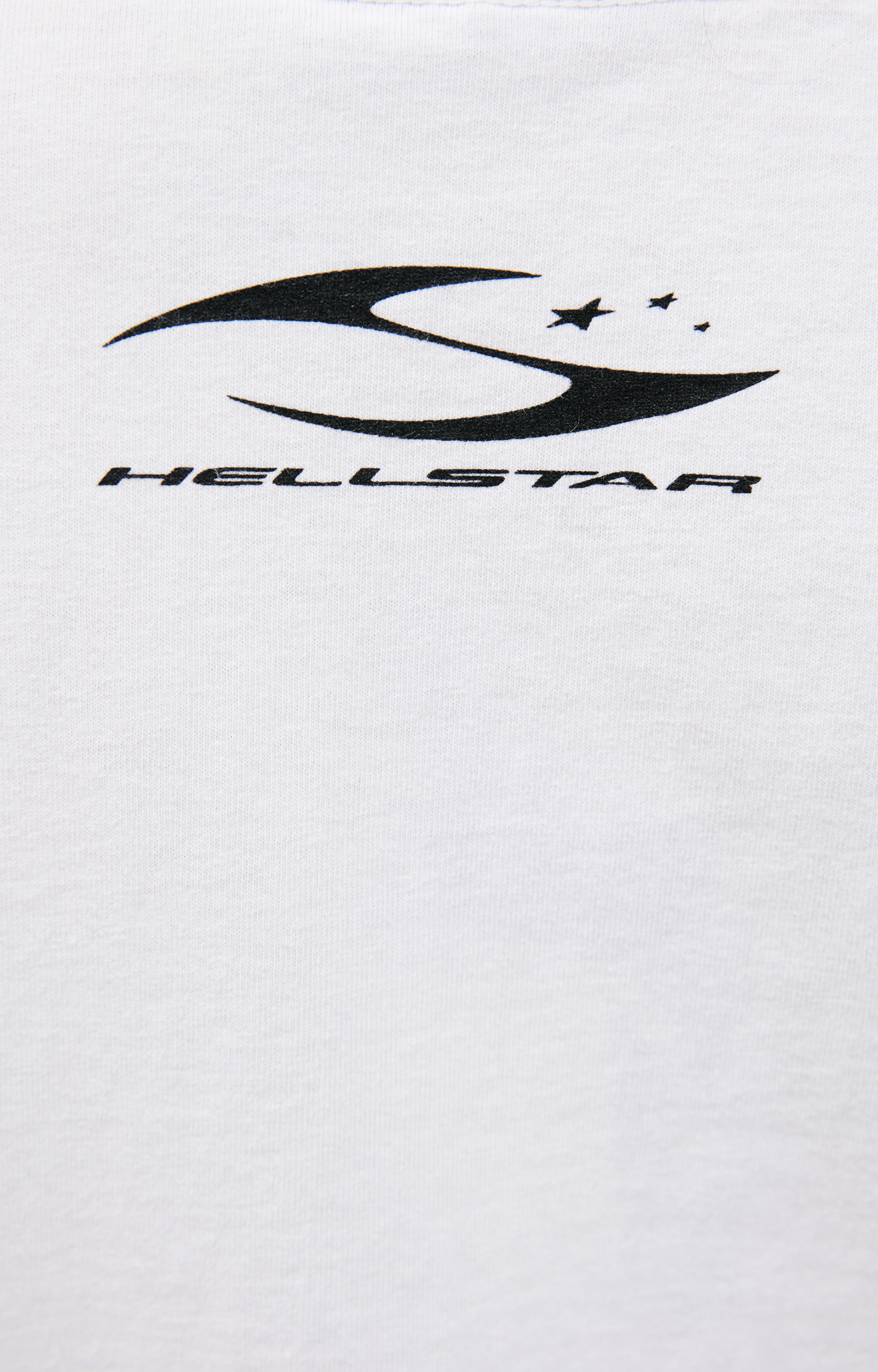 Buy Hellstar women white logo t-shirt for $305 online on SV77