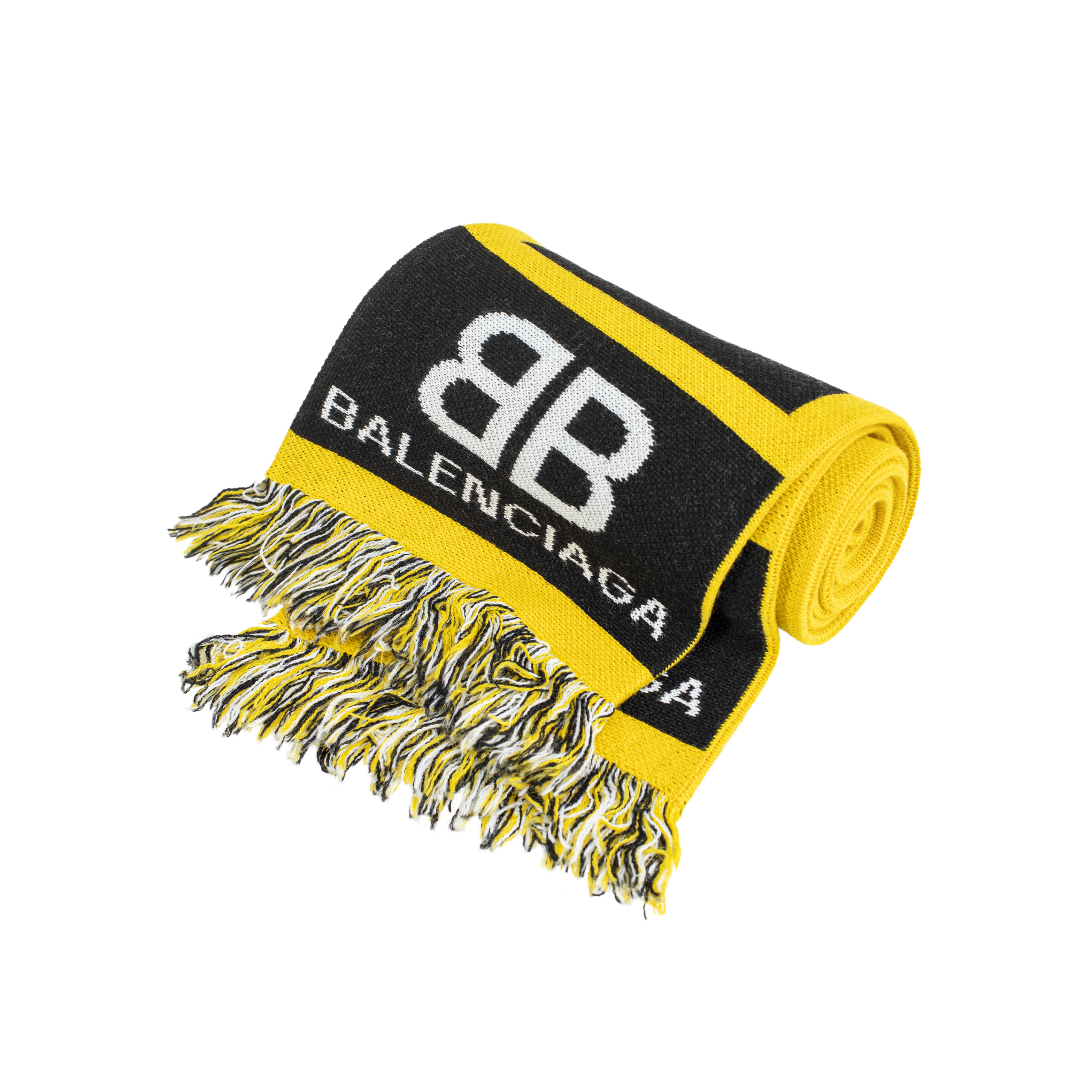 Buy Balenciaga men multicolor the simpsons springfield scarf for