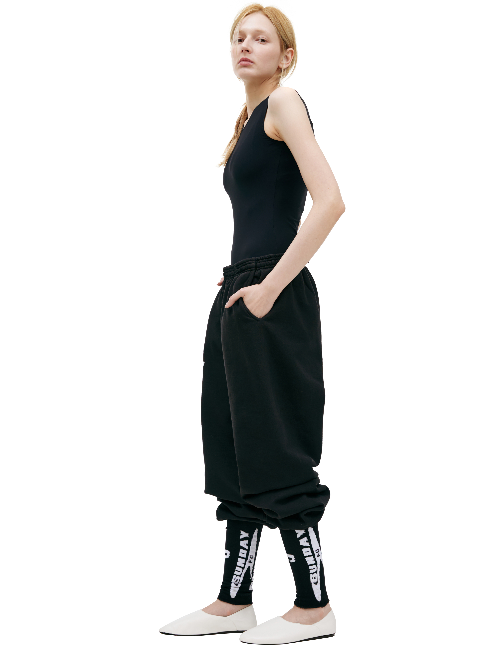 PROTOTYPES SWEATPANTS WITH ELASTICIZED INSERTS