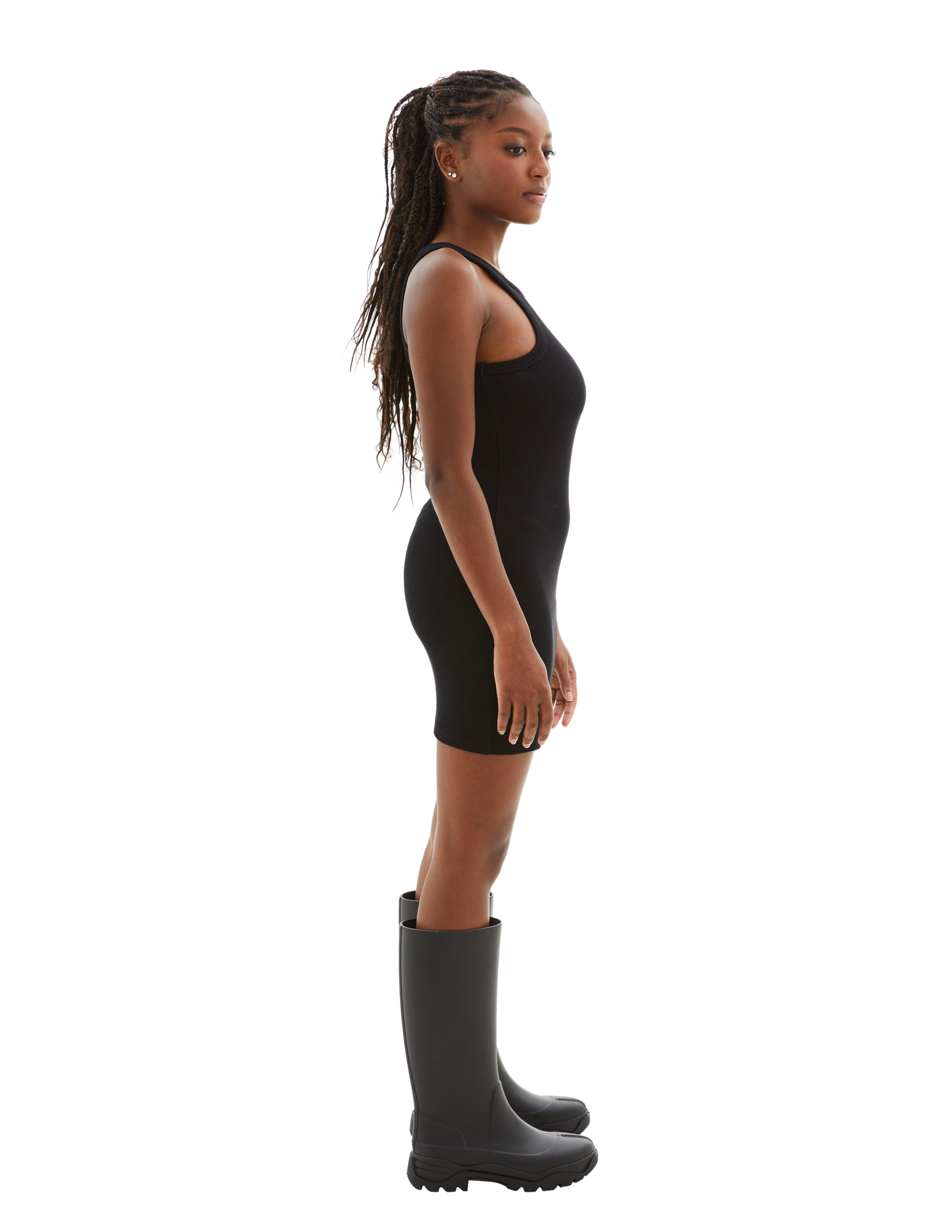Vetements Racing Tank Top Dress In Black