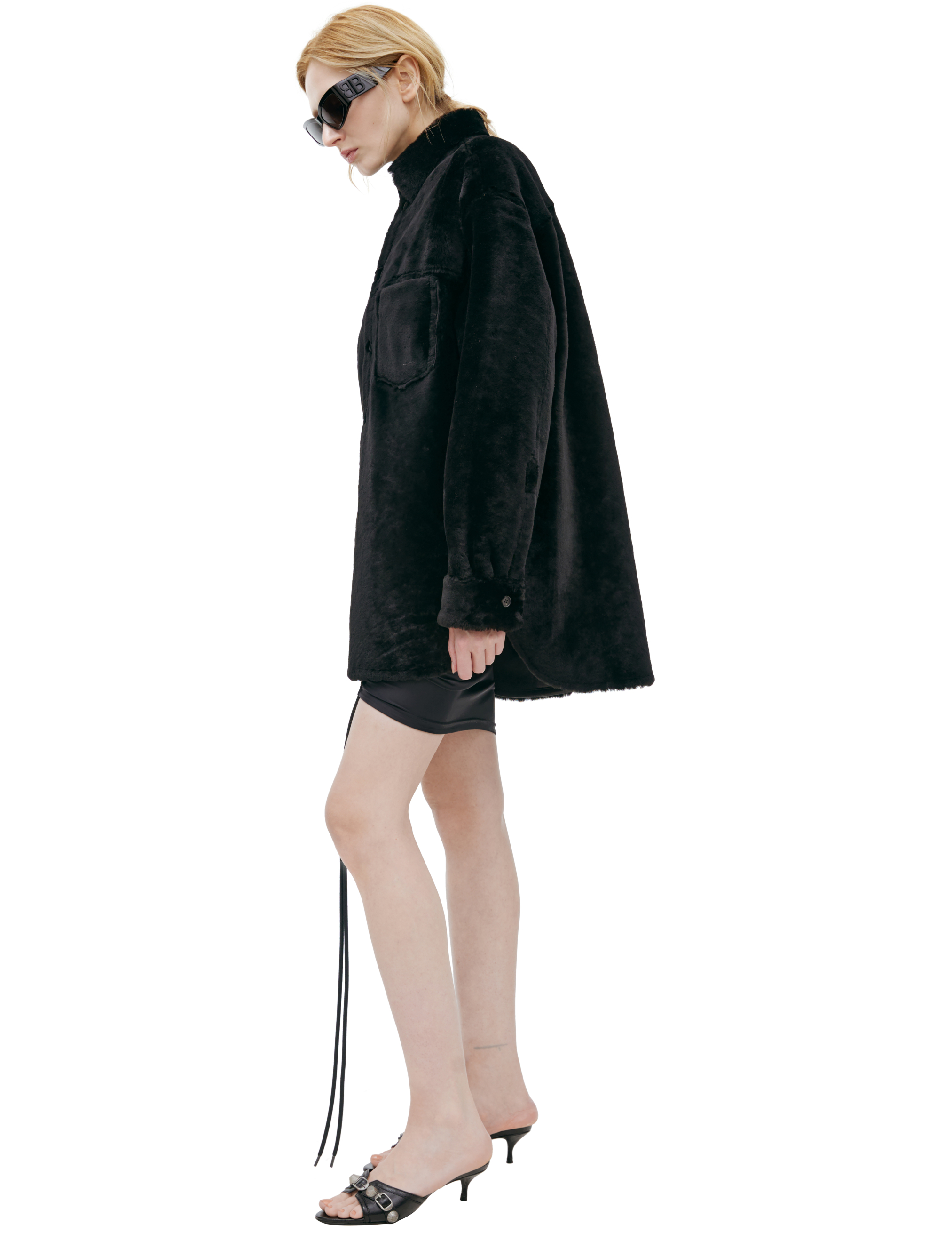 Marni Double-sided Leather Jacket In Black