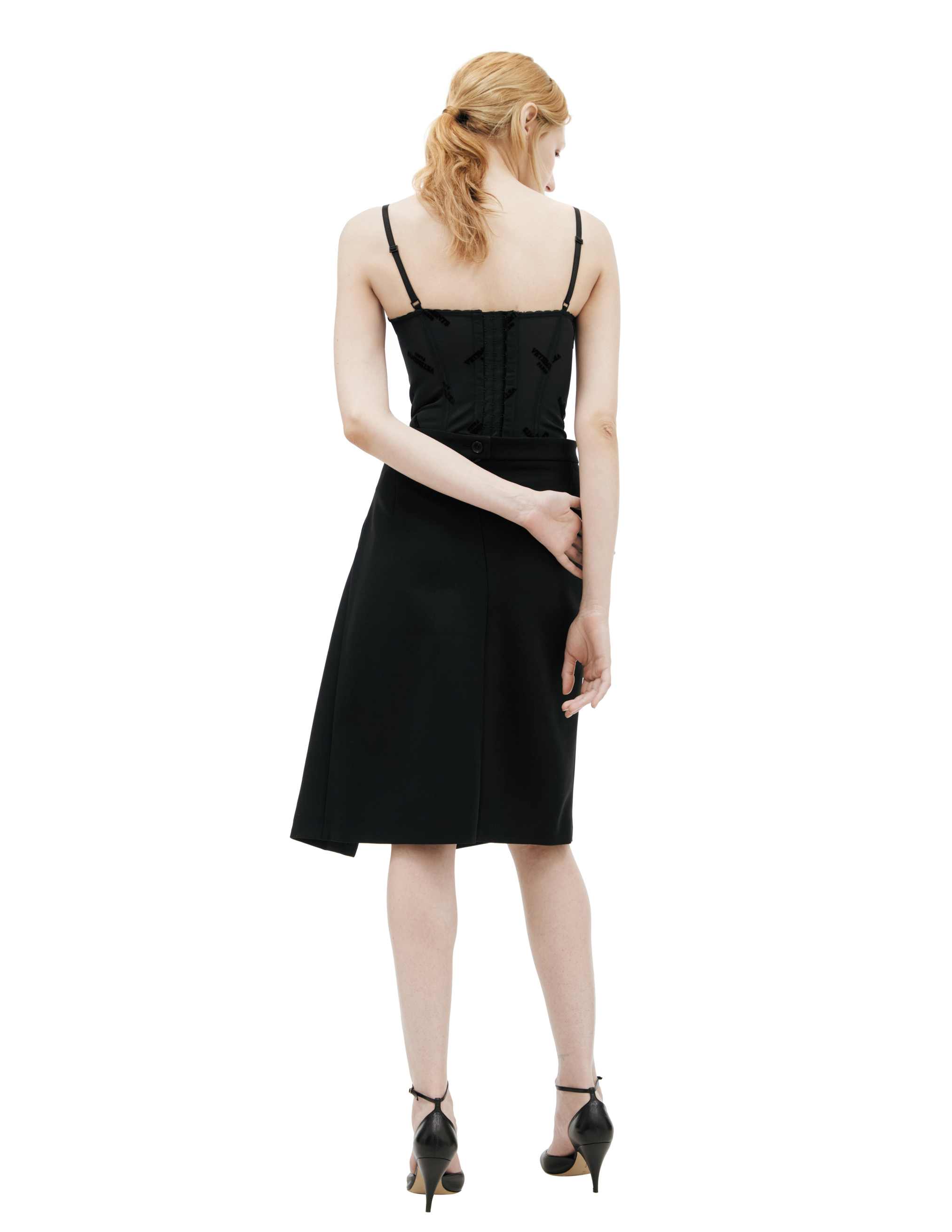 Vetements Black Midi Skirt