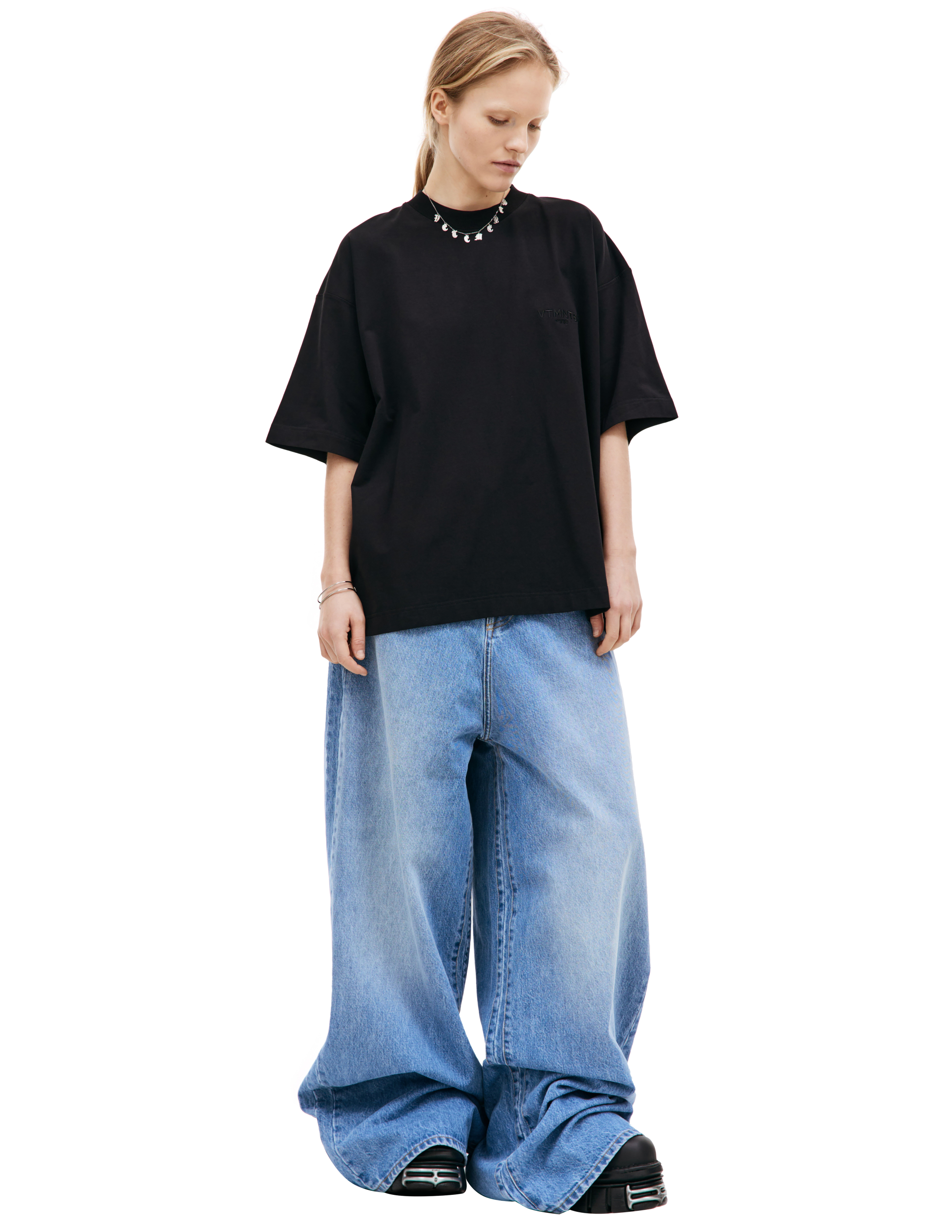 VTMNTS Logo embroidered t-shirt