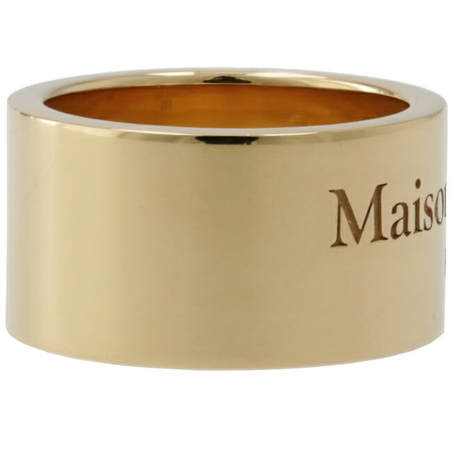 『Maison RING SV』 Buy Maison Margiela women logo ring 12mm for $530 online on SV77
