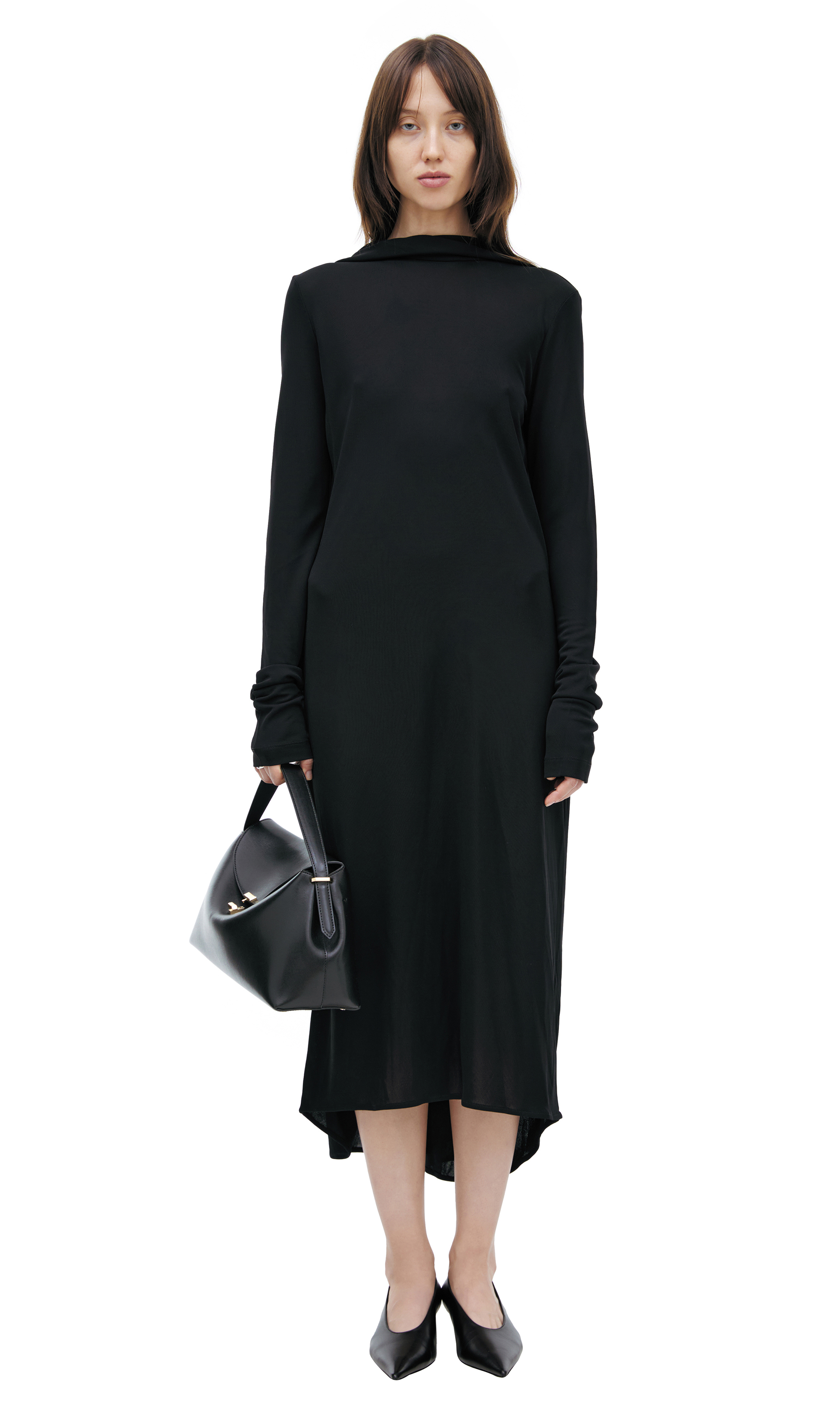 TOTEME Black dress with neckline