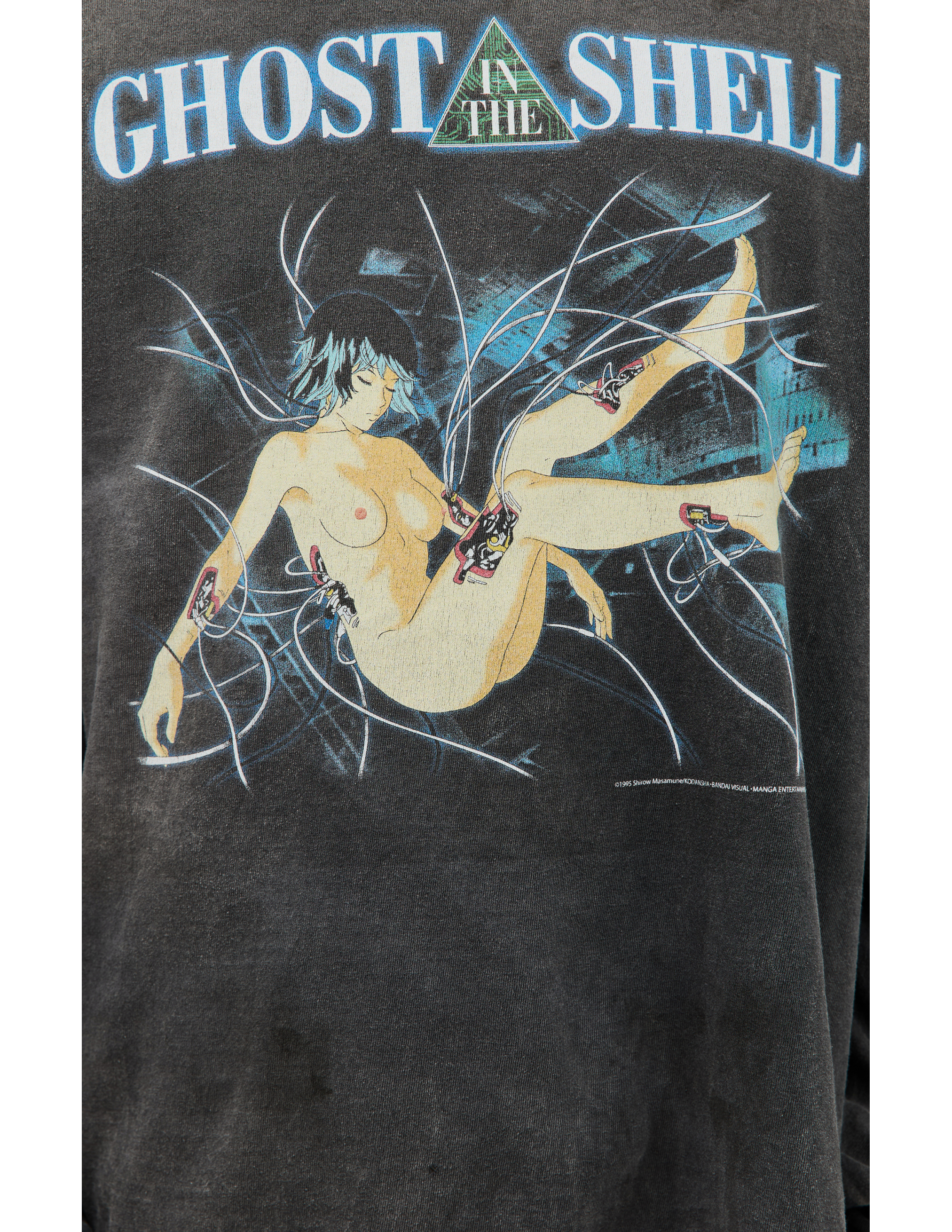 Saint Mxxxxxx X Ghost In The Shell Longsleeve In Grey