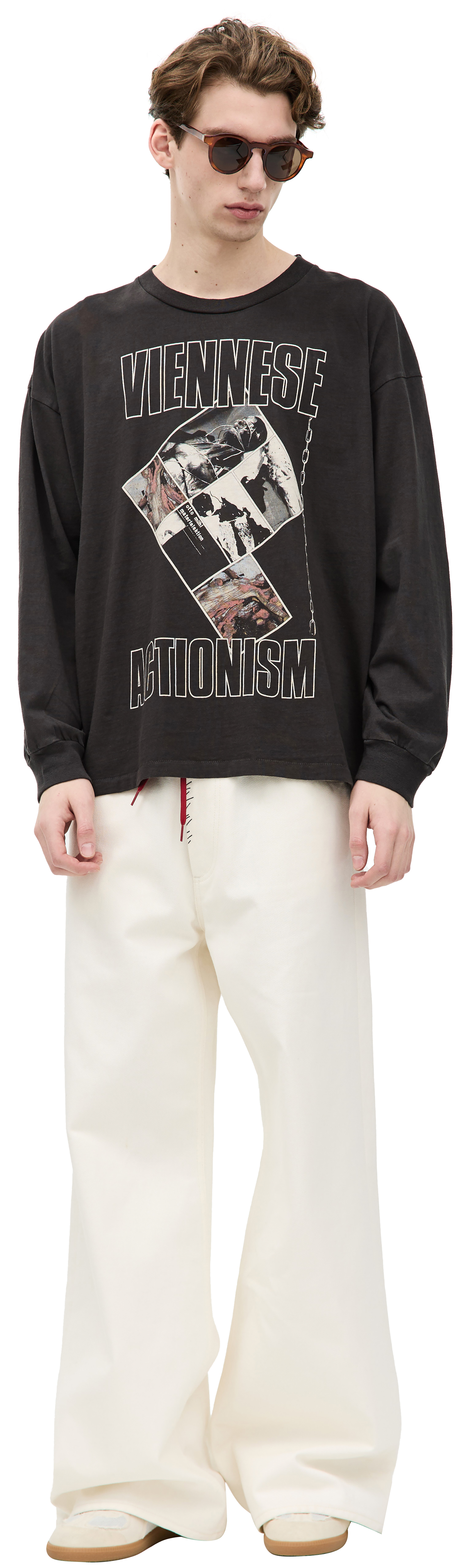 ENFANTS RICHES DEPRIMES 120496FADED 関税送料込 Enfants Riches Déprimés - Printed Cotton-Jersey Zip-Up