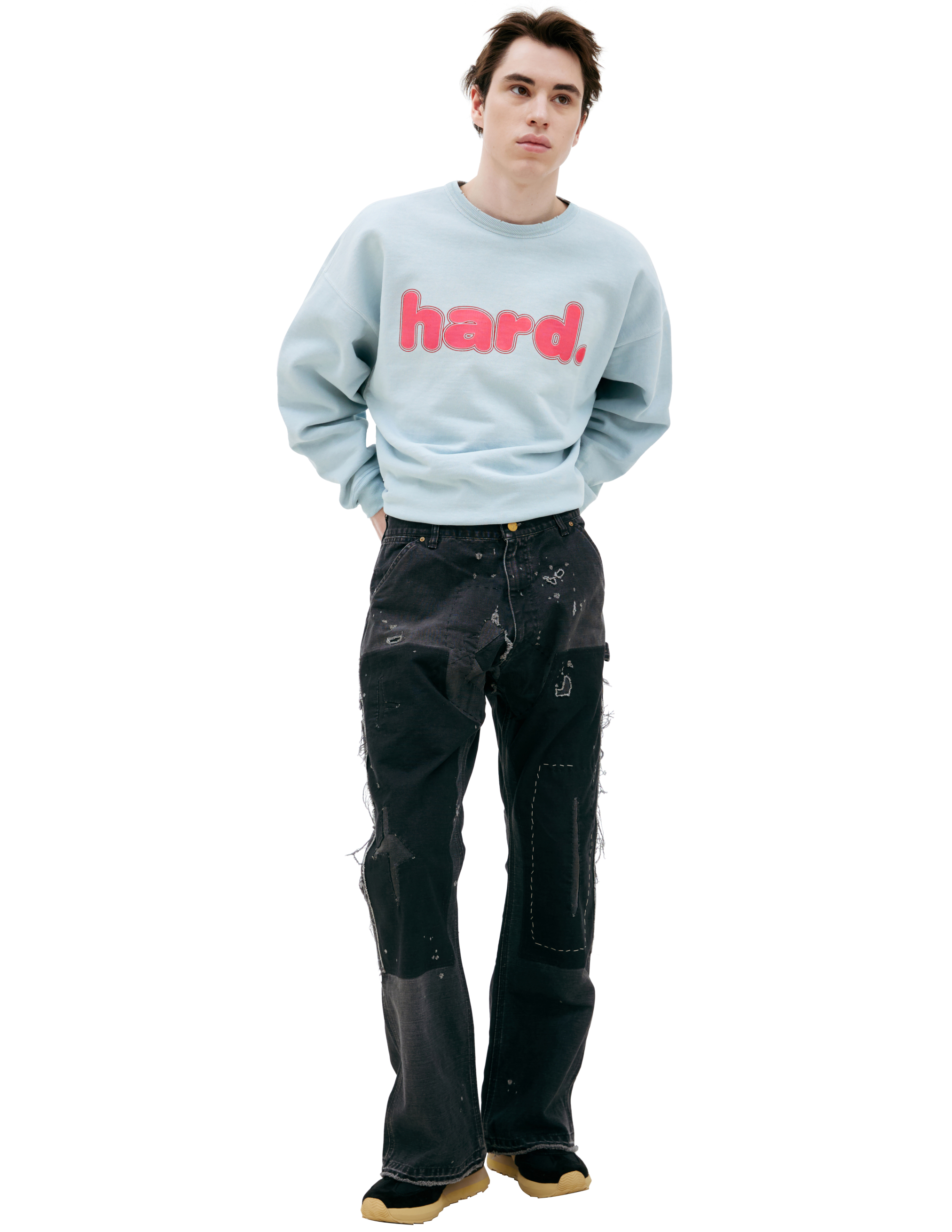 Saint Mxxxxxx Jeans With Patches In Black