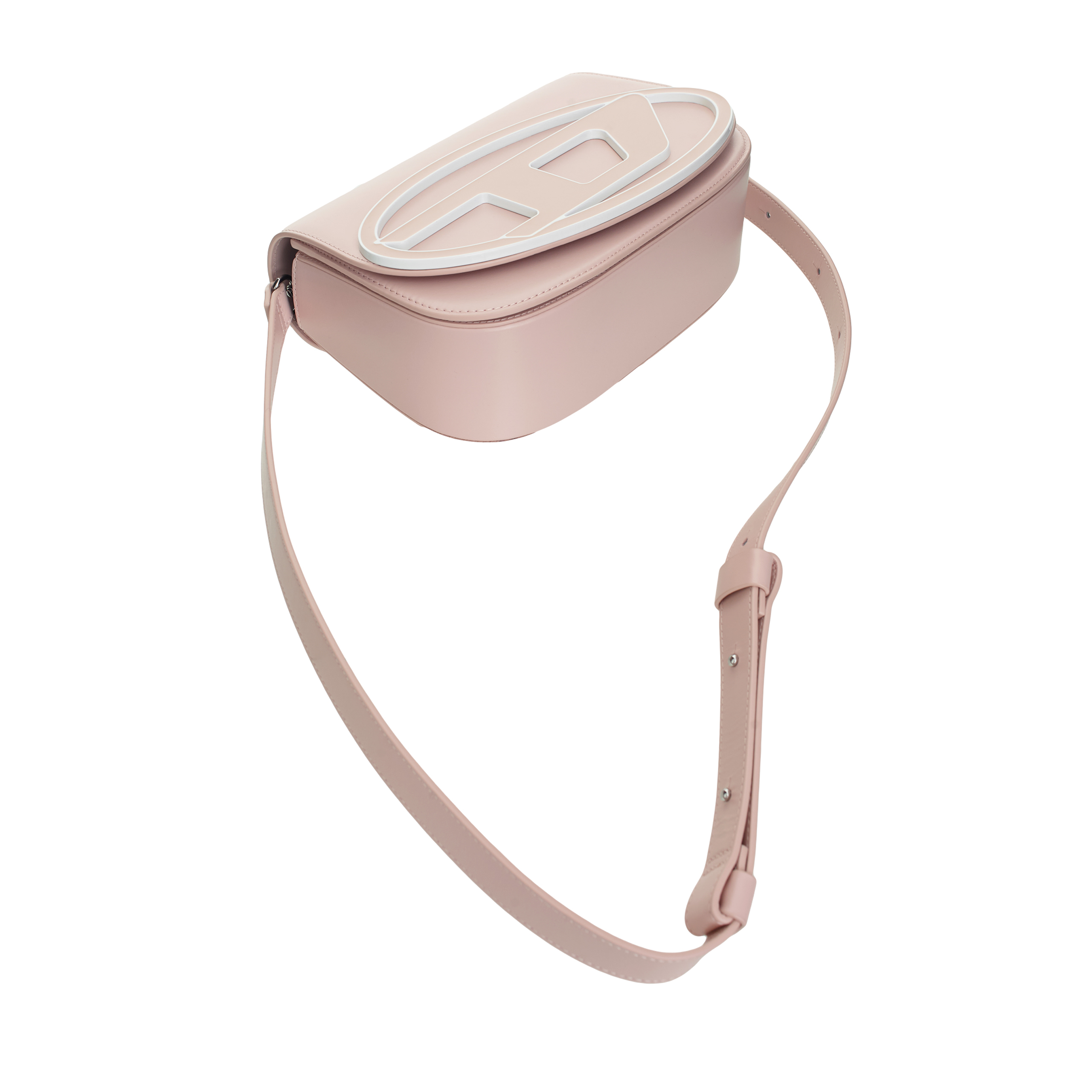 Shop Diesel Leather Shoulder Bag 1dr In Pink