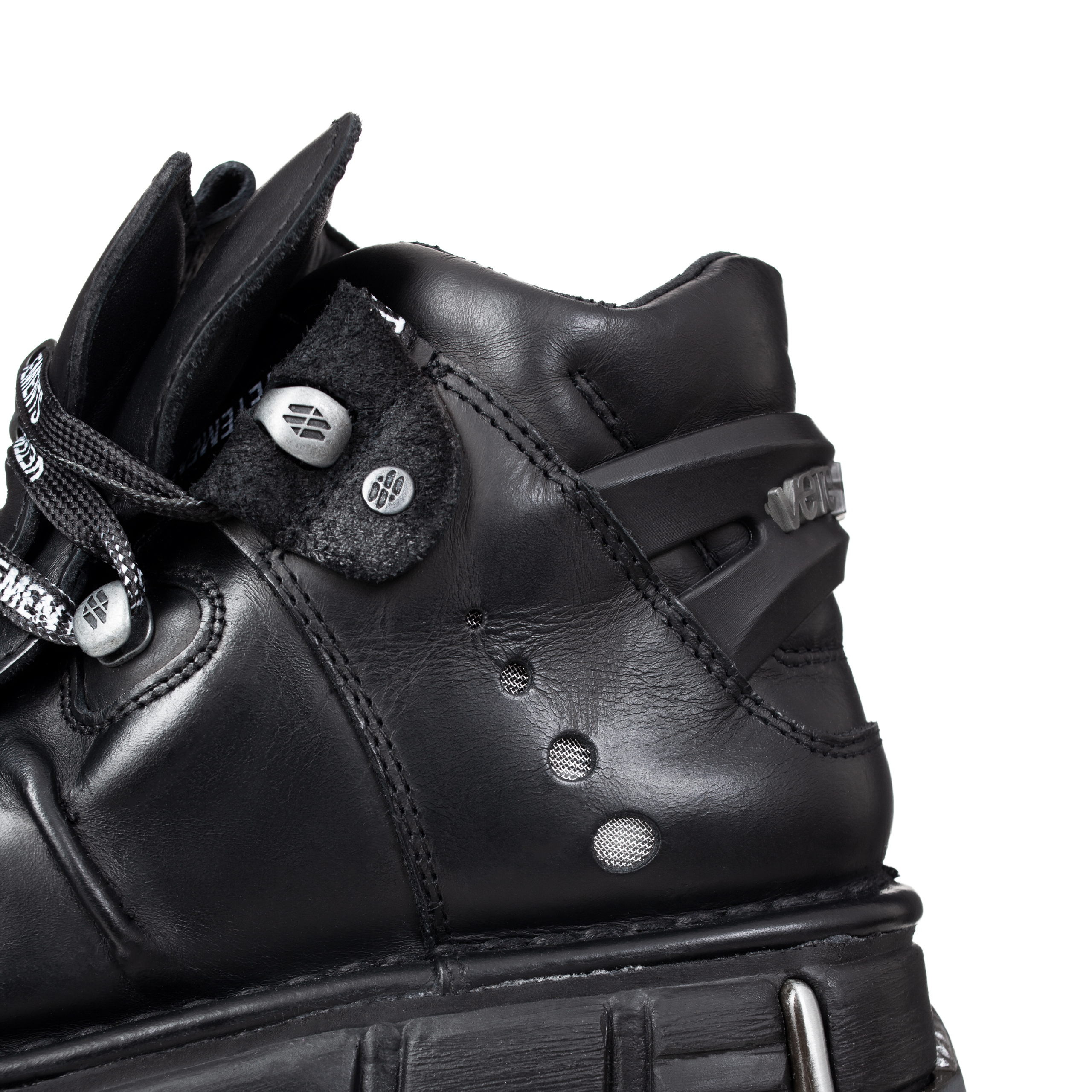 Buy VETEMENTS men black vetements x new rock platform boots for