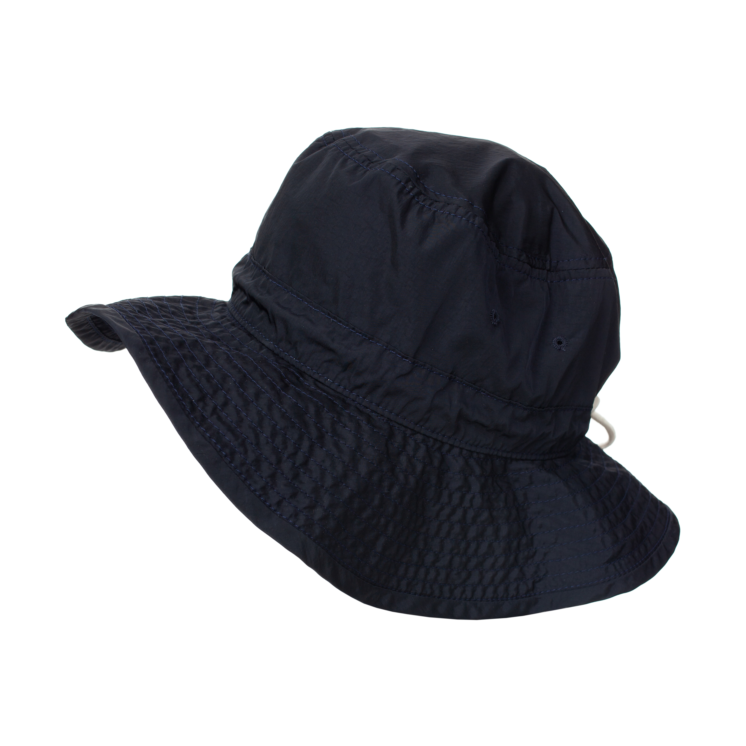 Buy Jil Sander men black drawstring bucket hat for $615