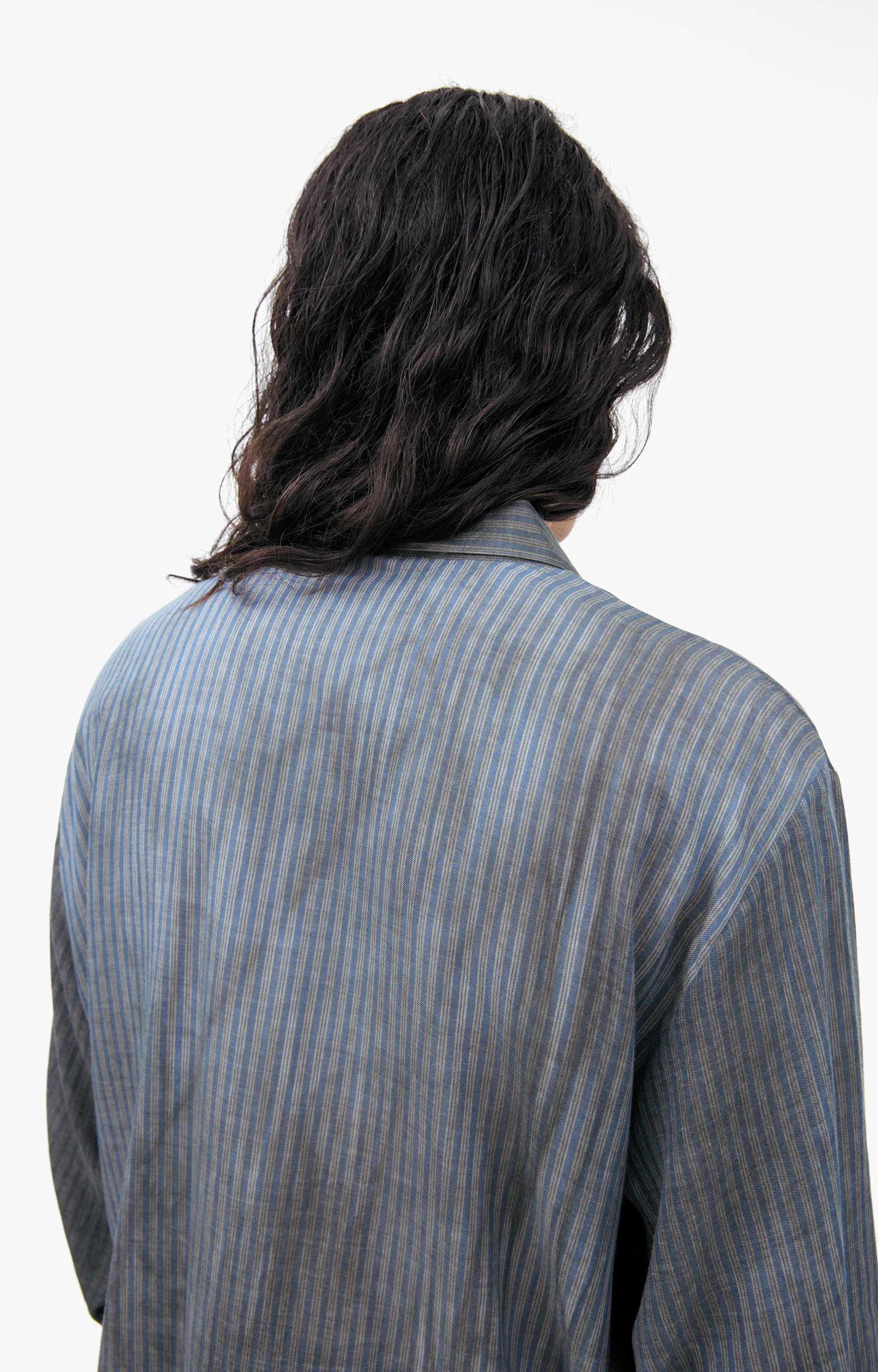 確実正規　ENFANTS RICHES DÉPRIMÉS 半袖シャツ 水色 Enfants Riches Déprimés - Thrashed Distressed Logo-Print