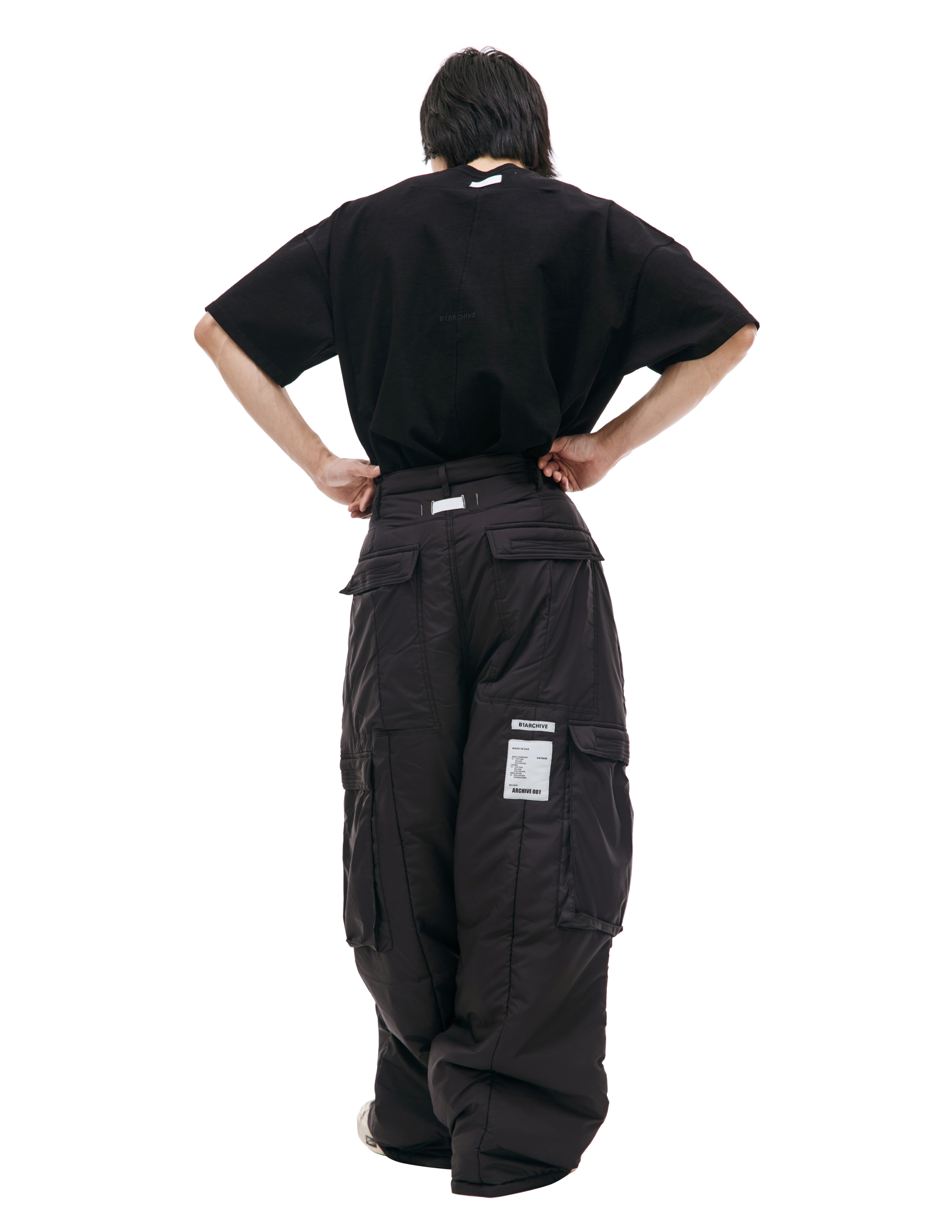 Shop B1archive Black Cargo Trousers