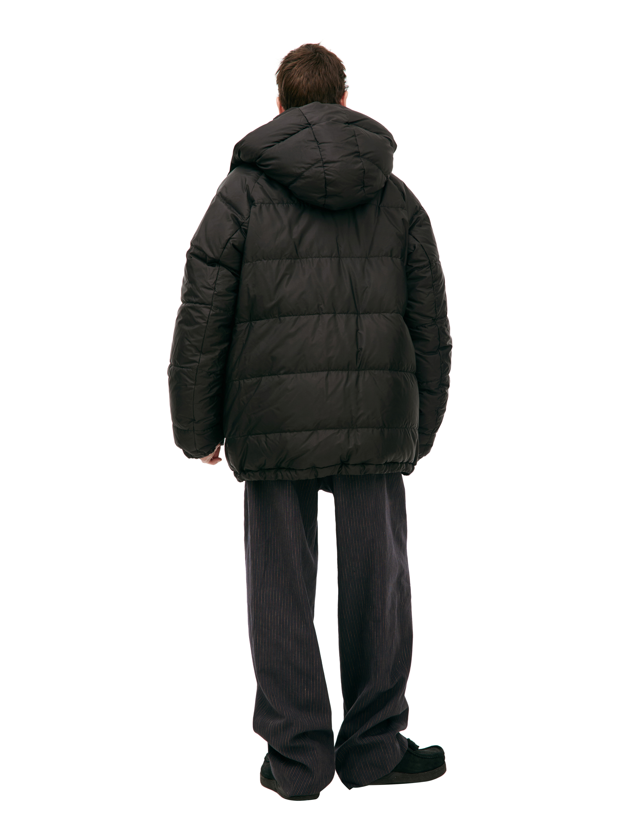 Visvim Kodiak Silk Down Jacket In Black