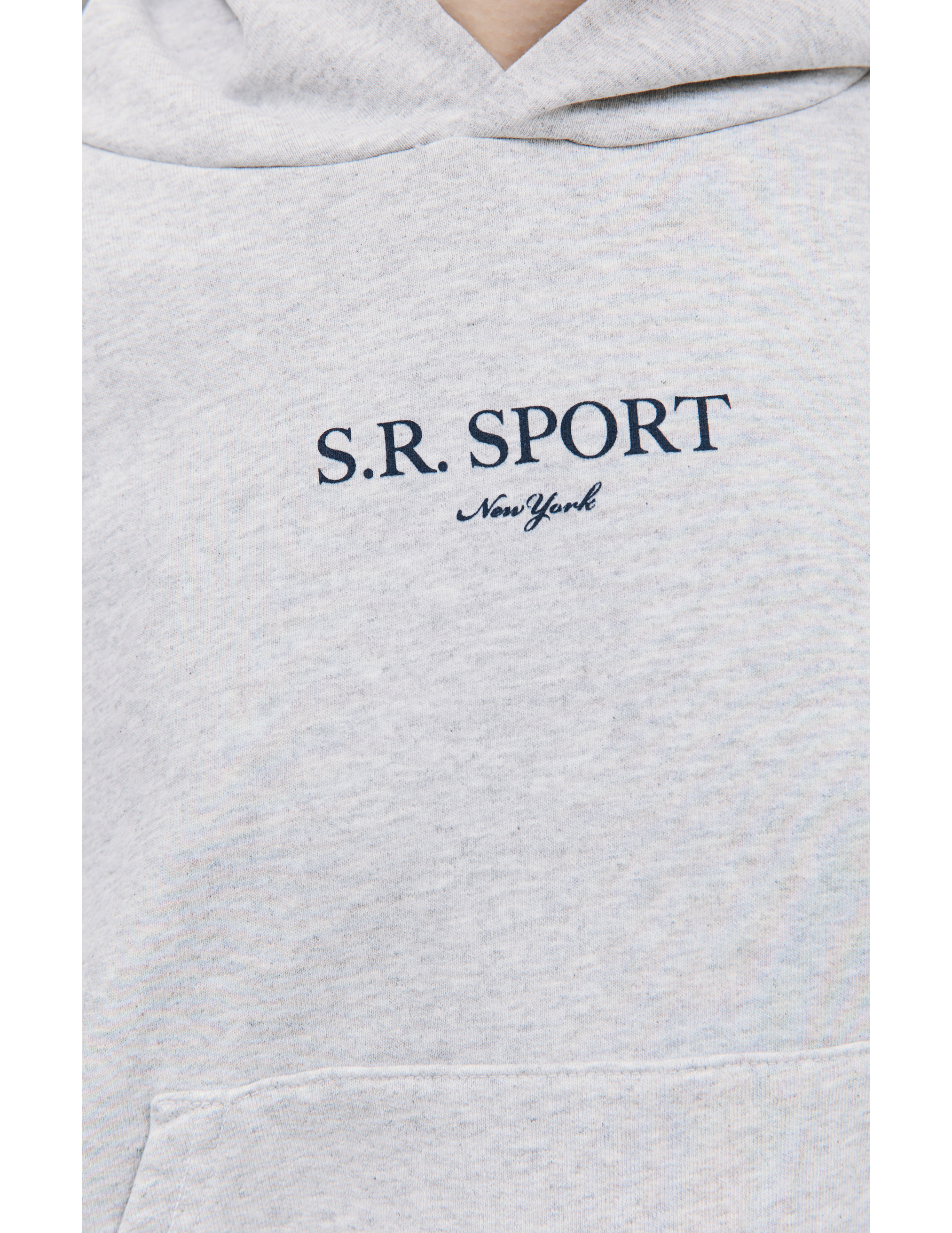 SPORTY AND RICH 'SR SPORT' PRINTED HOODIE 