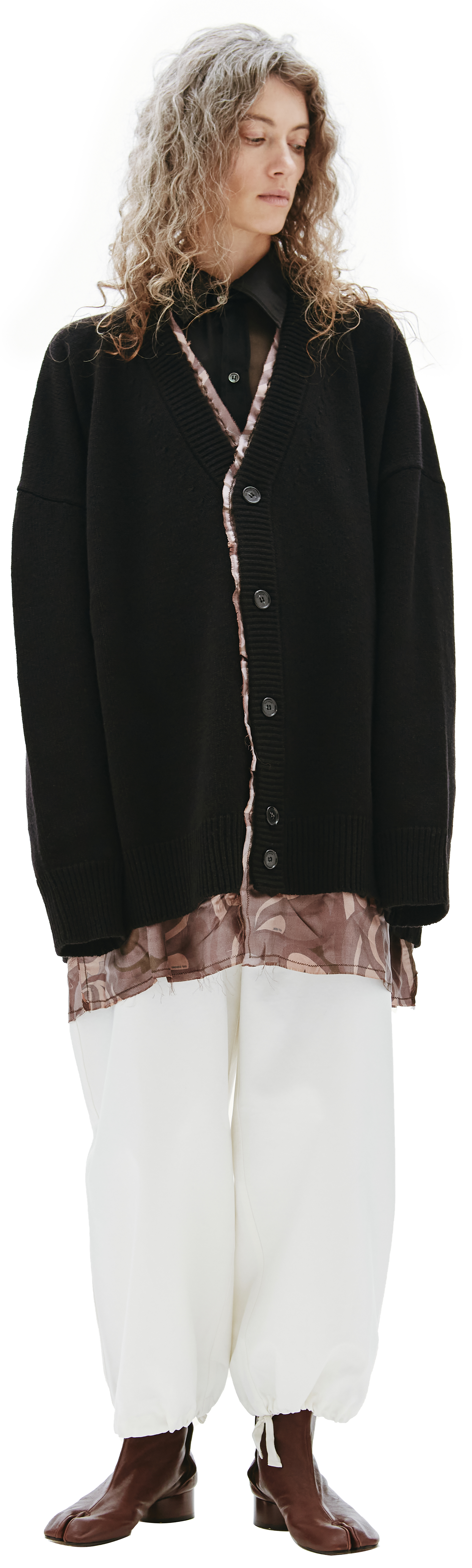 Buy Raf Simons women black wool cardigan for $1,446 online on SV77