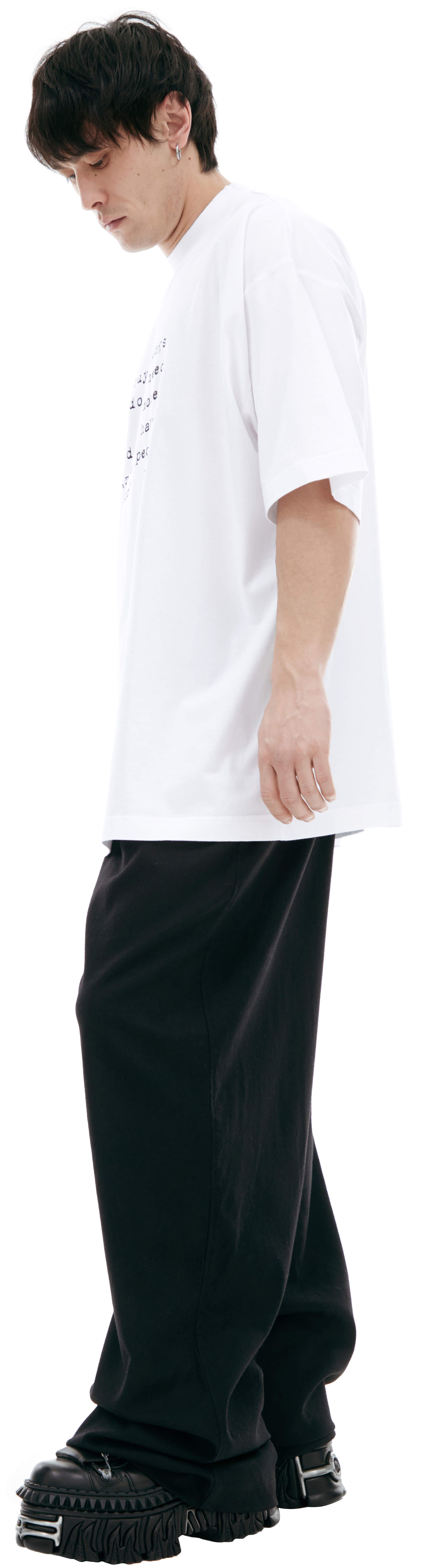 【VETEMENTS】ホワイト We Buy Things オーバーサイズ Tシャツ White 'We Buy Things' Oversized T-shirt by VETEMENTS on Sale