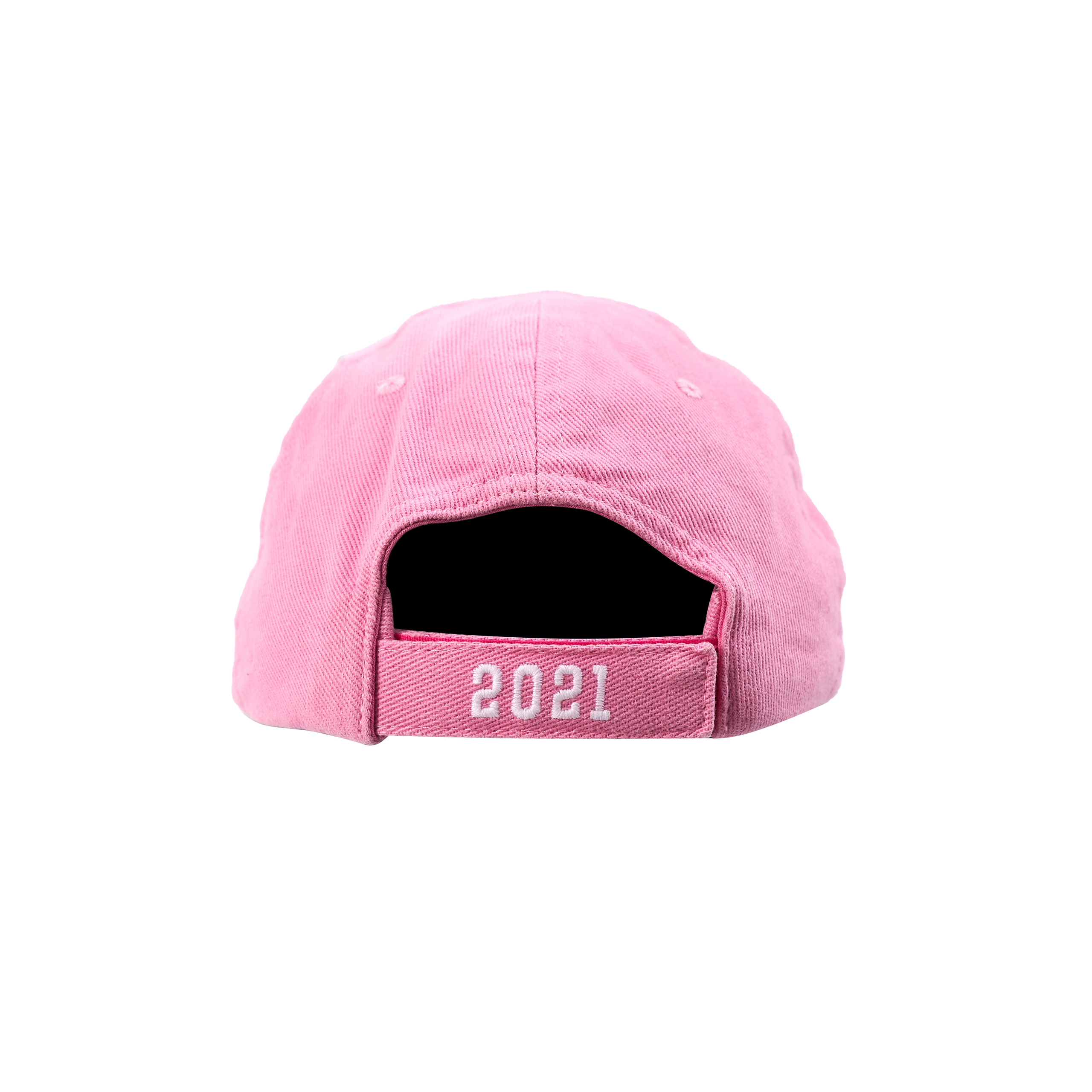 Buy Balenciaga men pink embroidered gay cap for $443 online