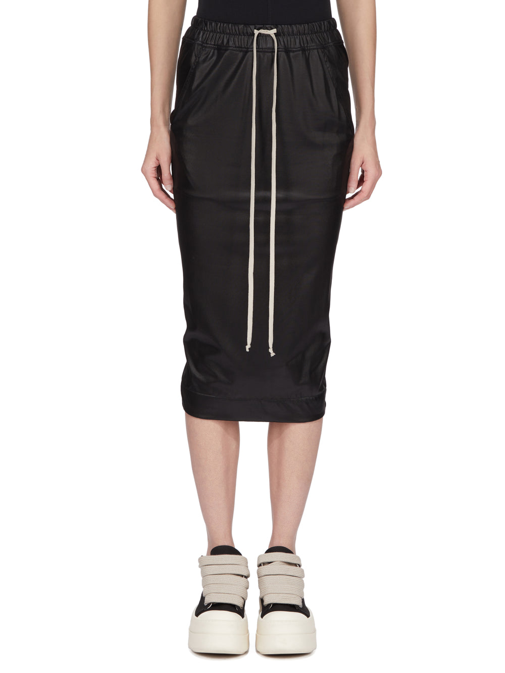 DRKSHDW by Rick Owens Pull On Pillar Skirt Knee