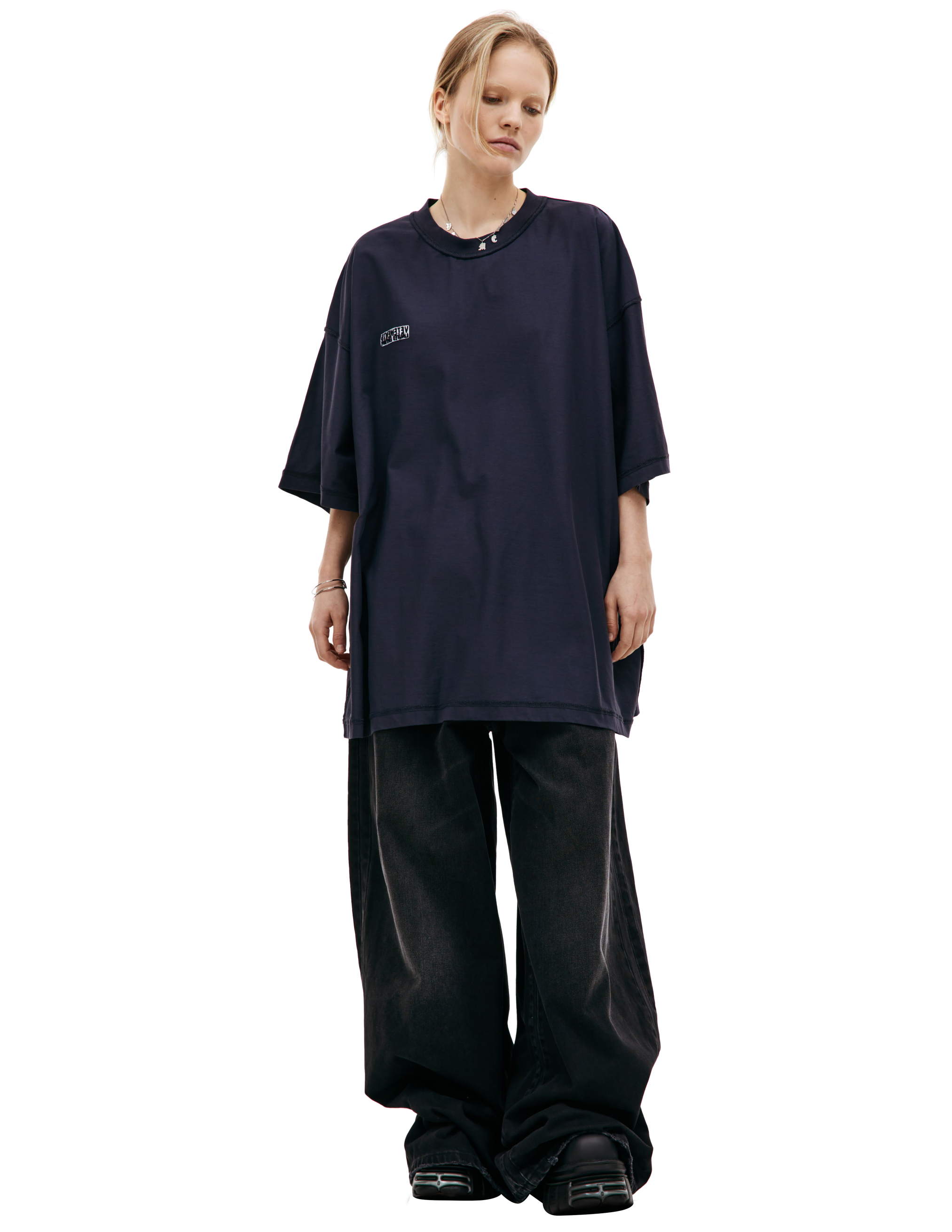 VETEMENTS Oversized inside-out t-shirt