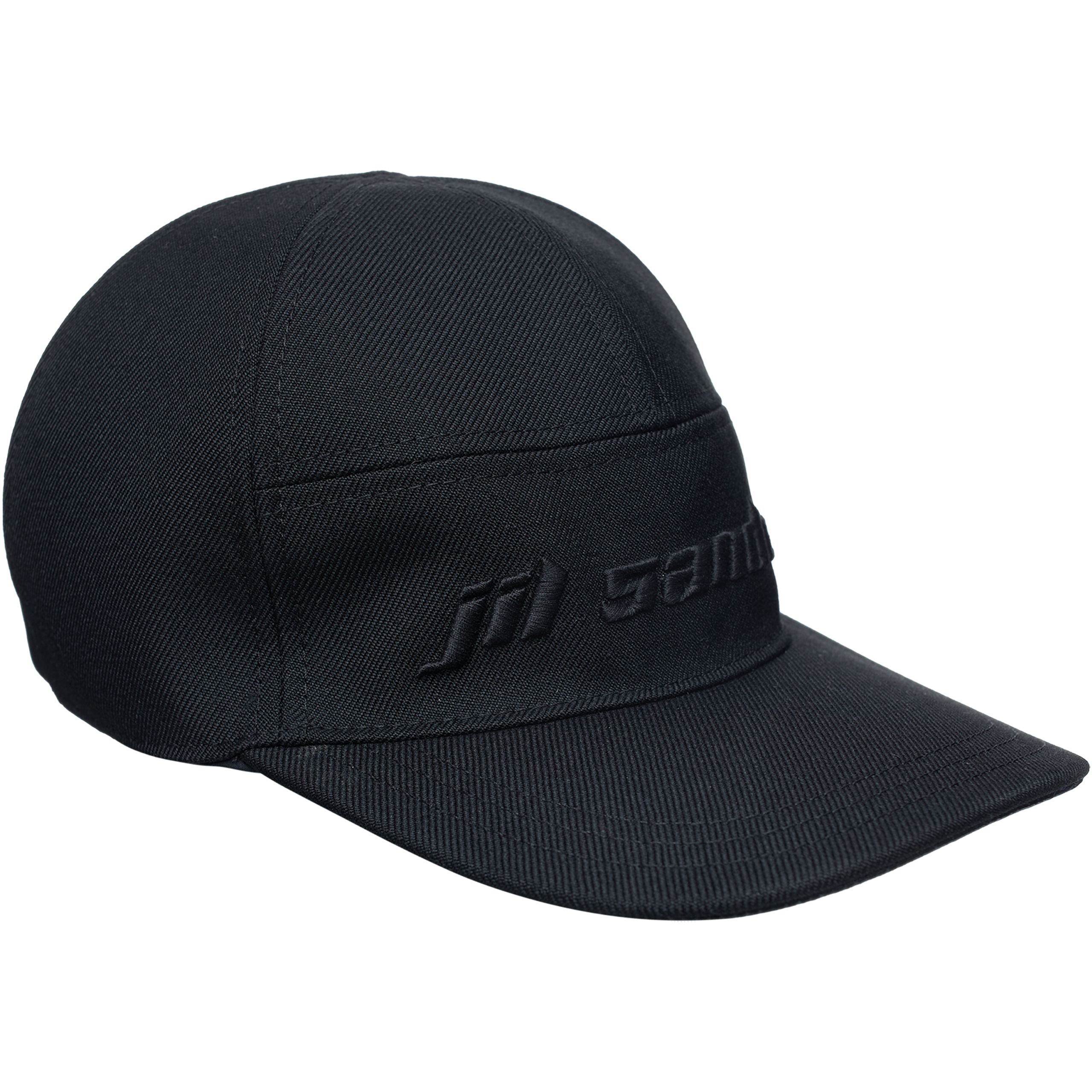 Shop Jil Sander Black Wool Cap