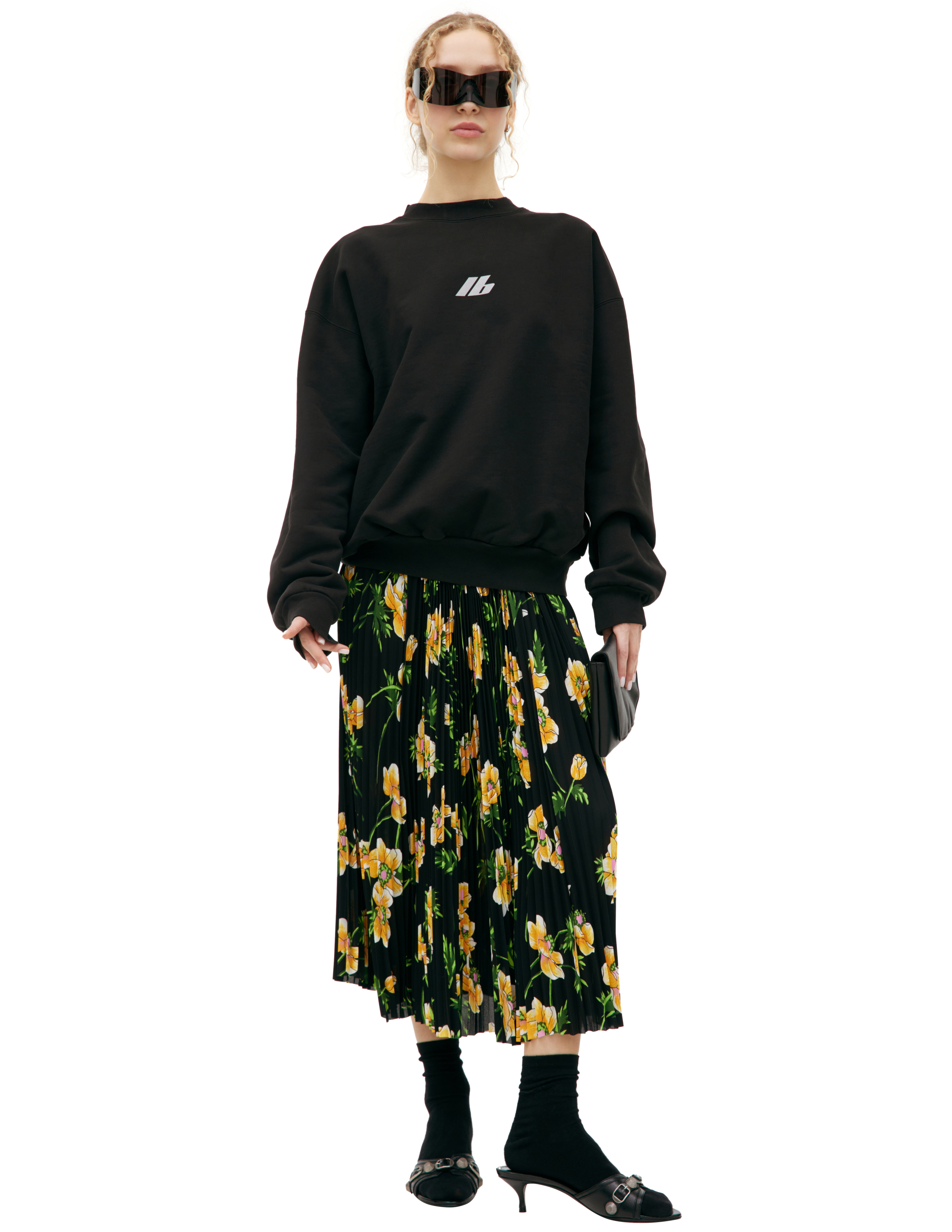 Balenciaga Black logo sweatshirt