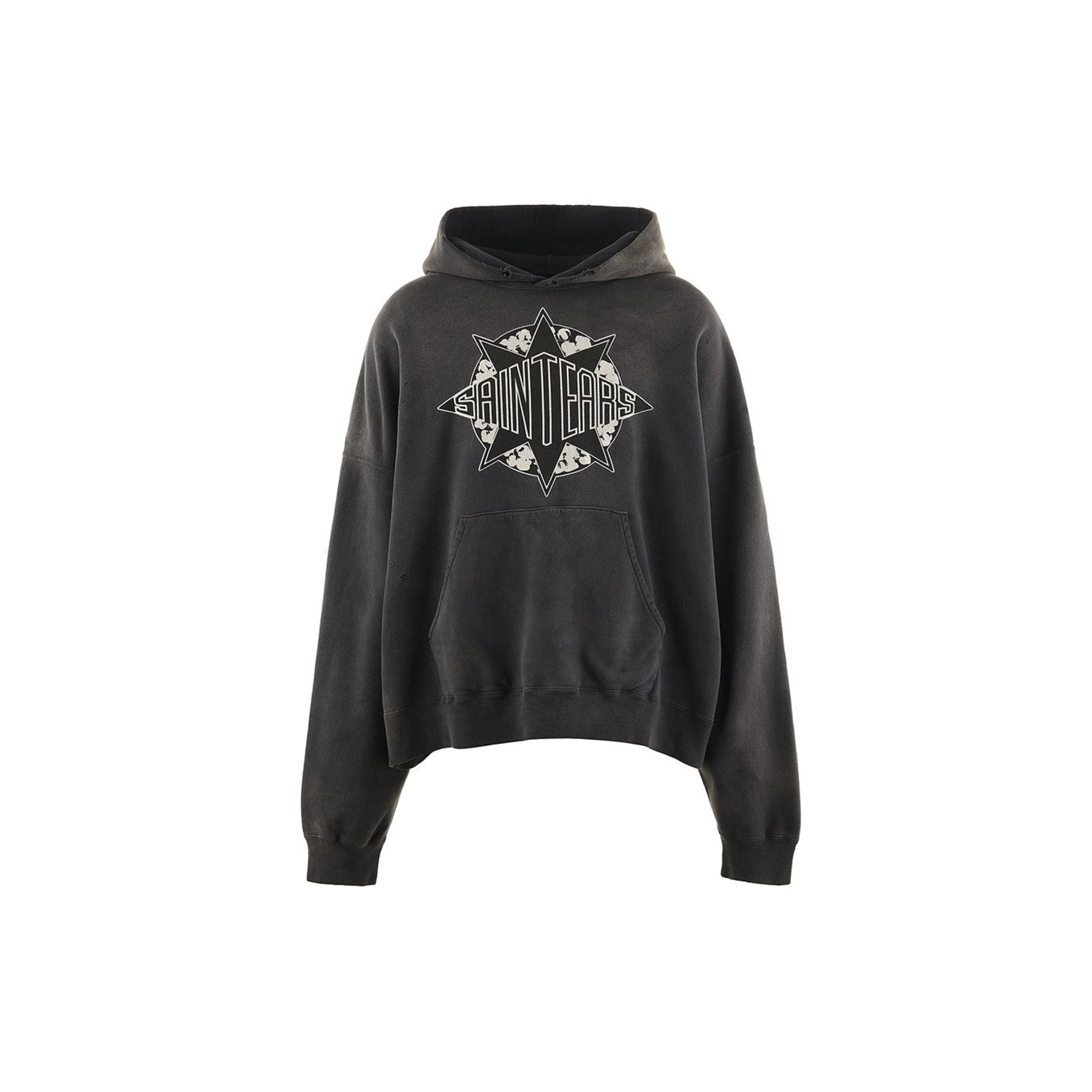 Buy Saint Mxxxxxx men saint tears hoodie for $1,008 online