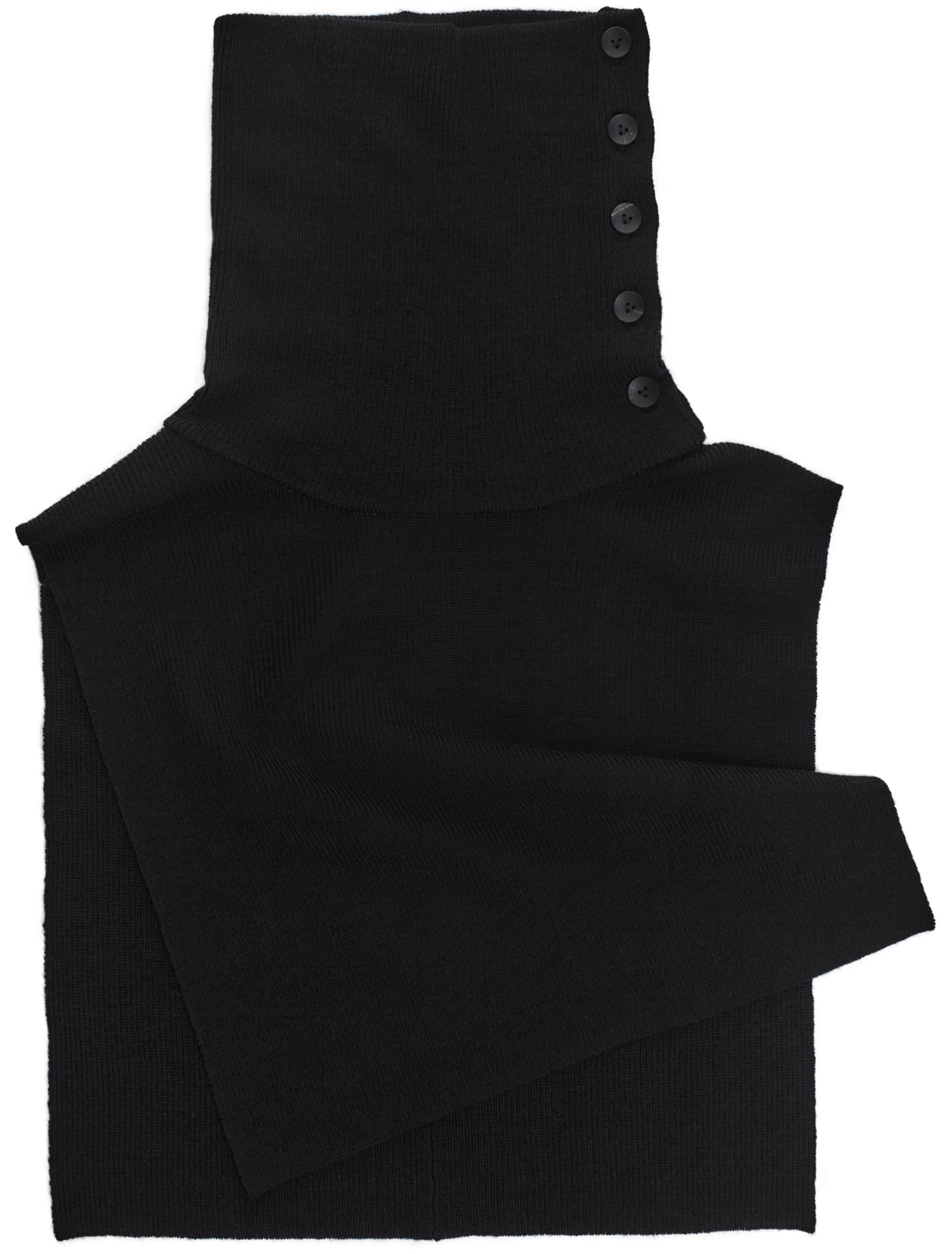 Buy The Viridi-Anne men black knitted neck warmer for $350 online