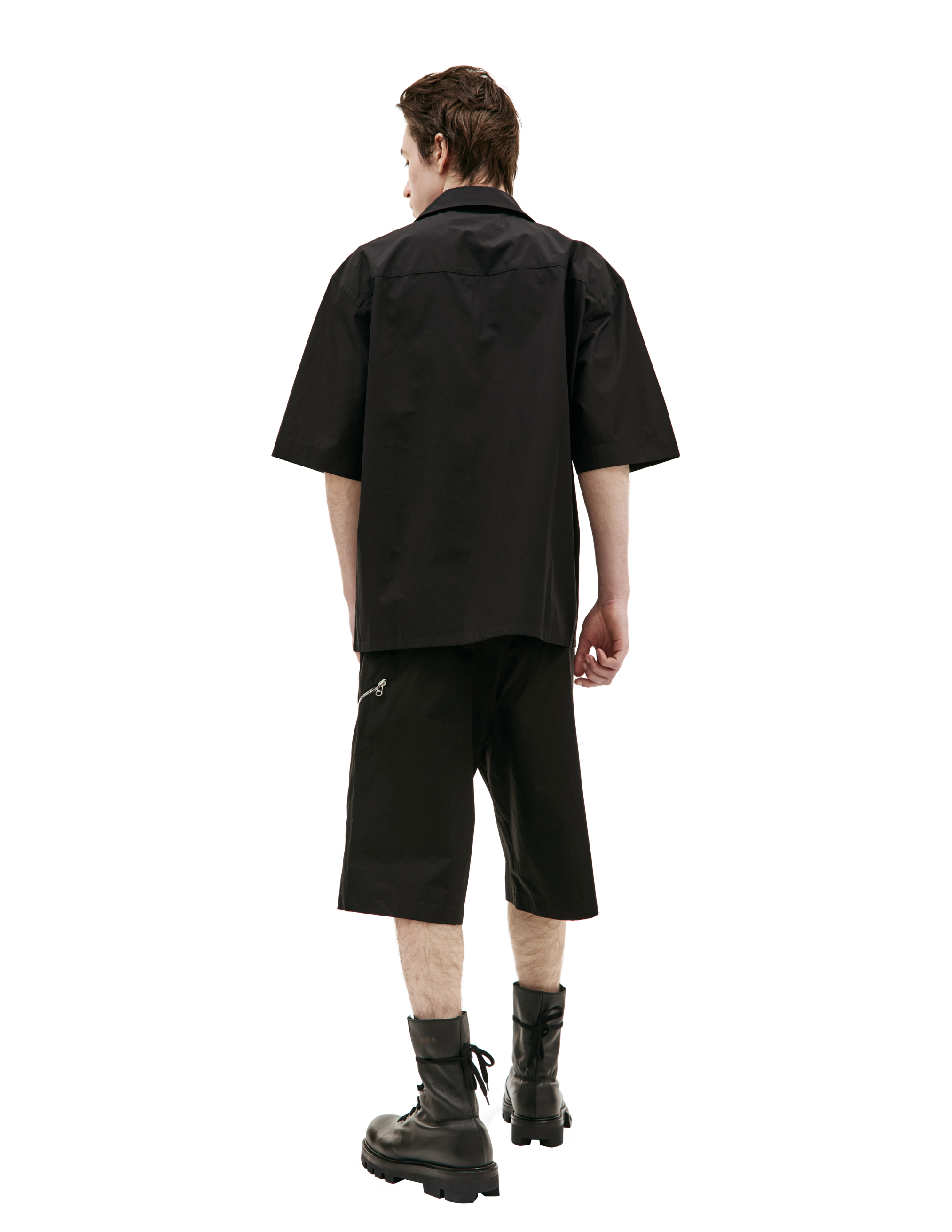 Shop Marni Short Sleeved Shirt In Black