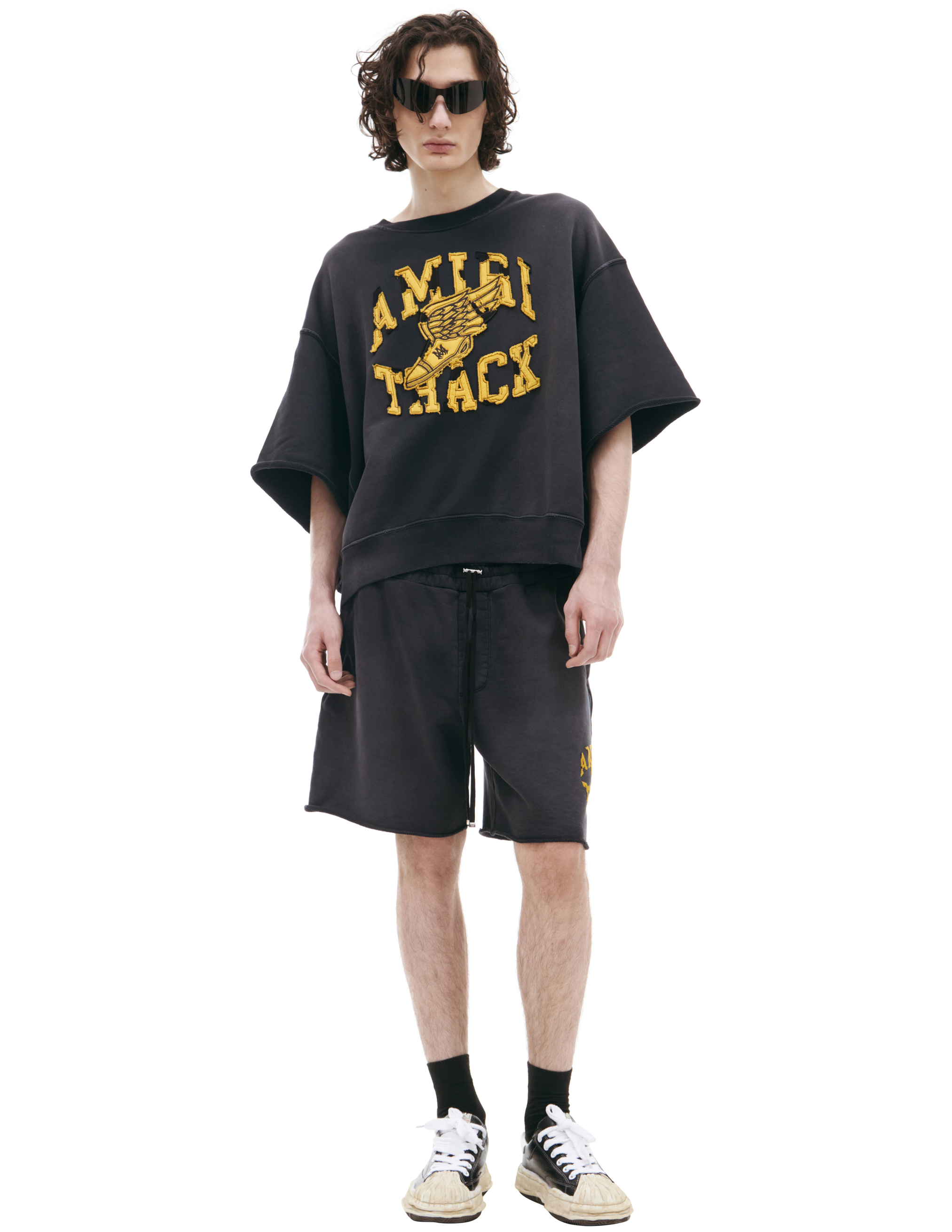 Amiri Embroidered Logo T-shirt In Black