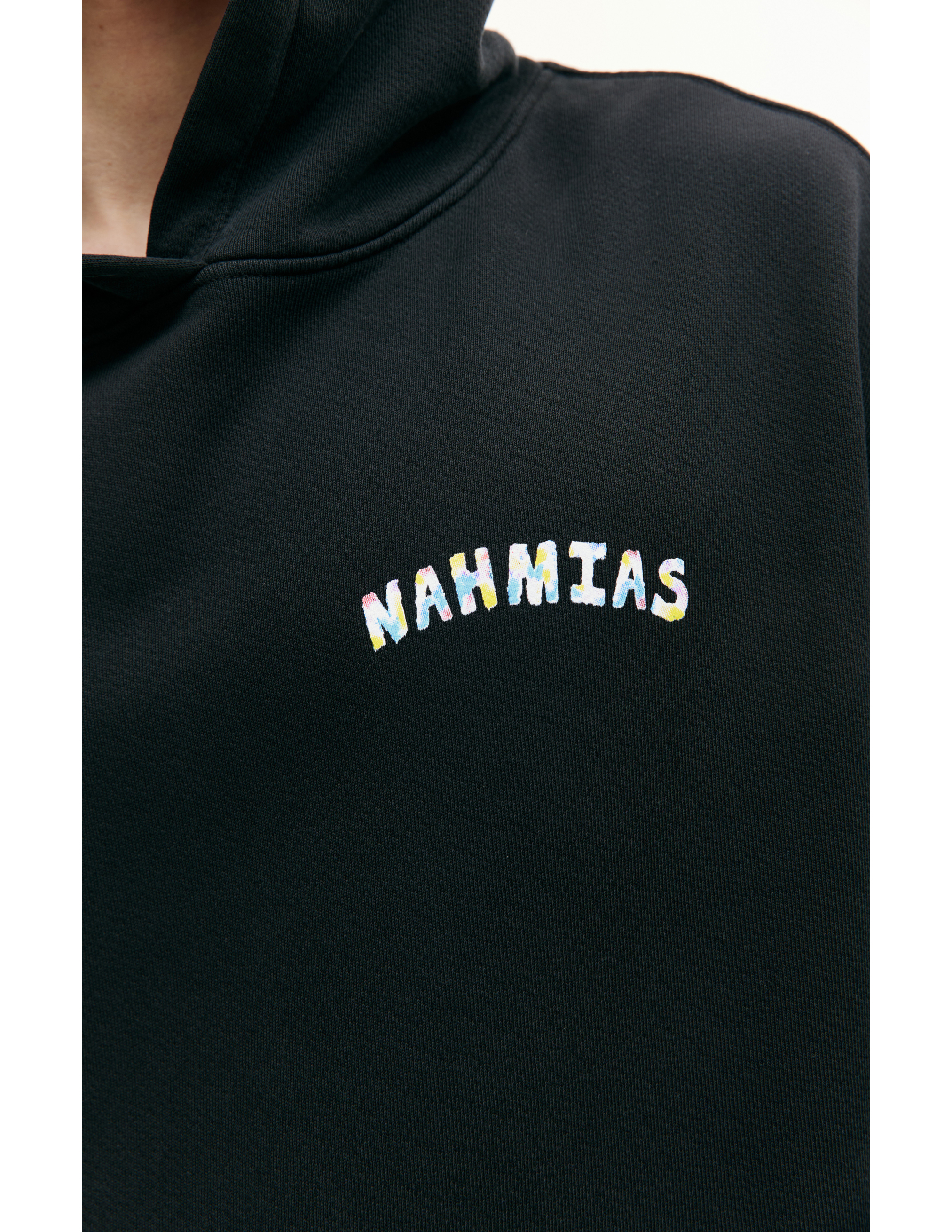 Shop Nahmias Bunny Printed Hoodie In Black