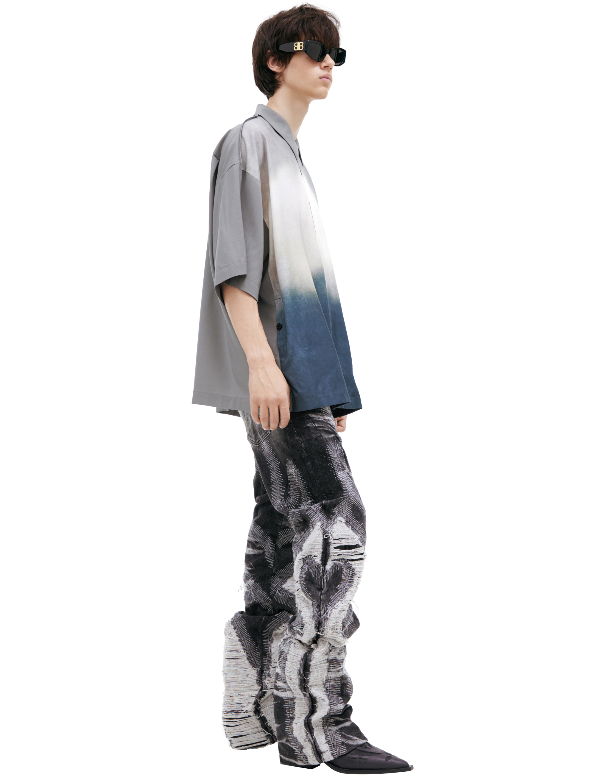 Undercover Short Sleeve Shirt In Blue