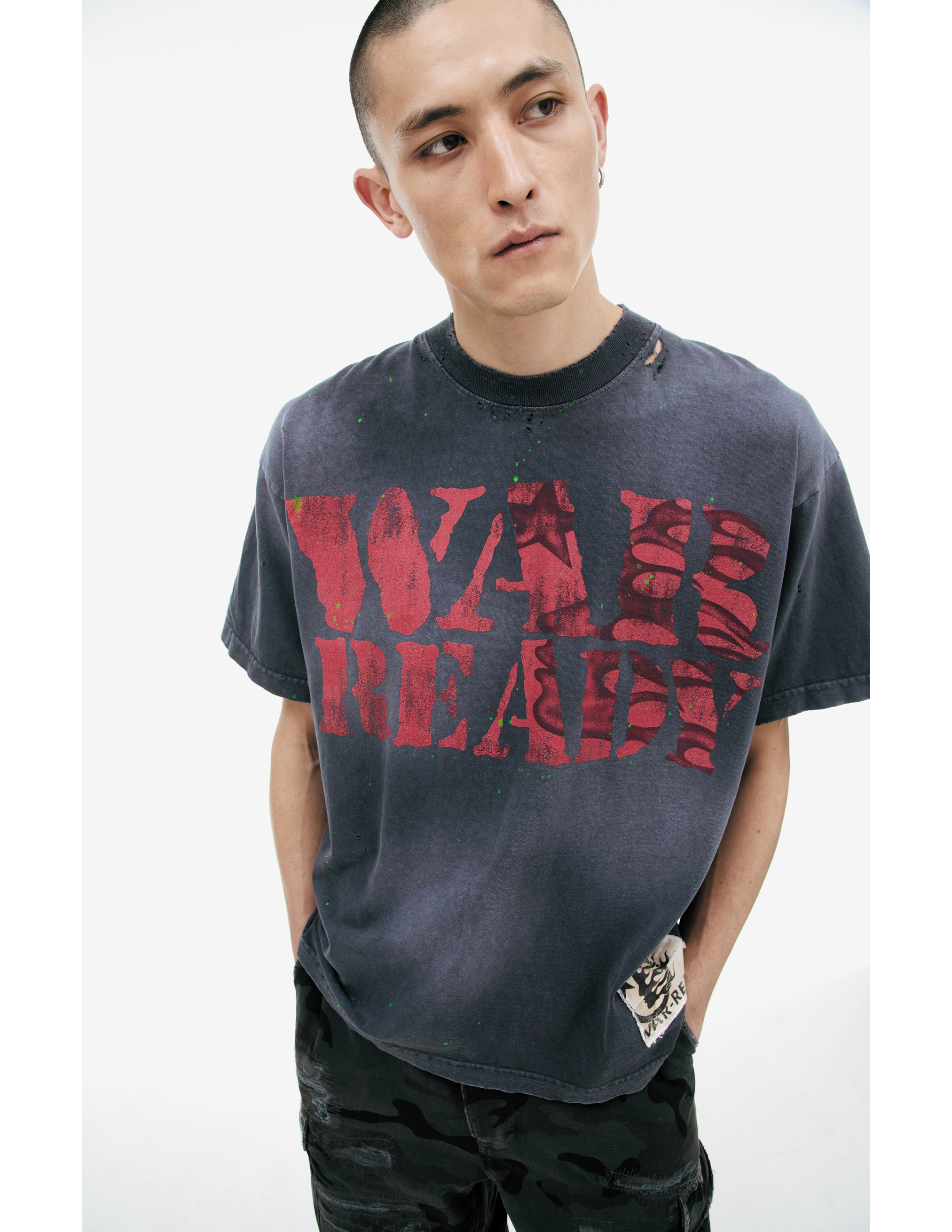 Hellstar T-shirt With Print 'war Ready'