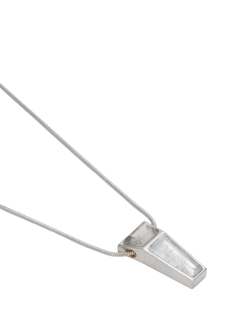DRKSHDW by Rick Owens Mini Crystal-Pendant Necklace