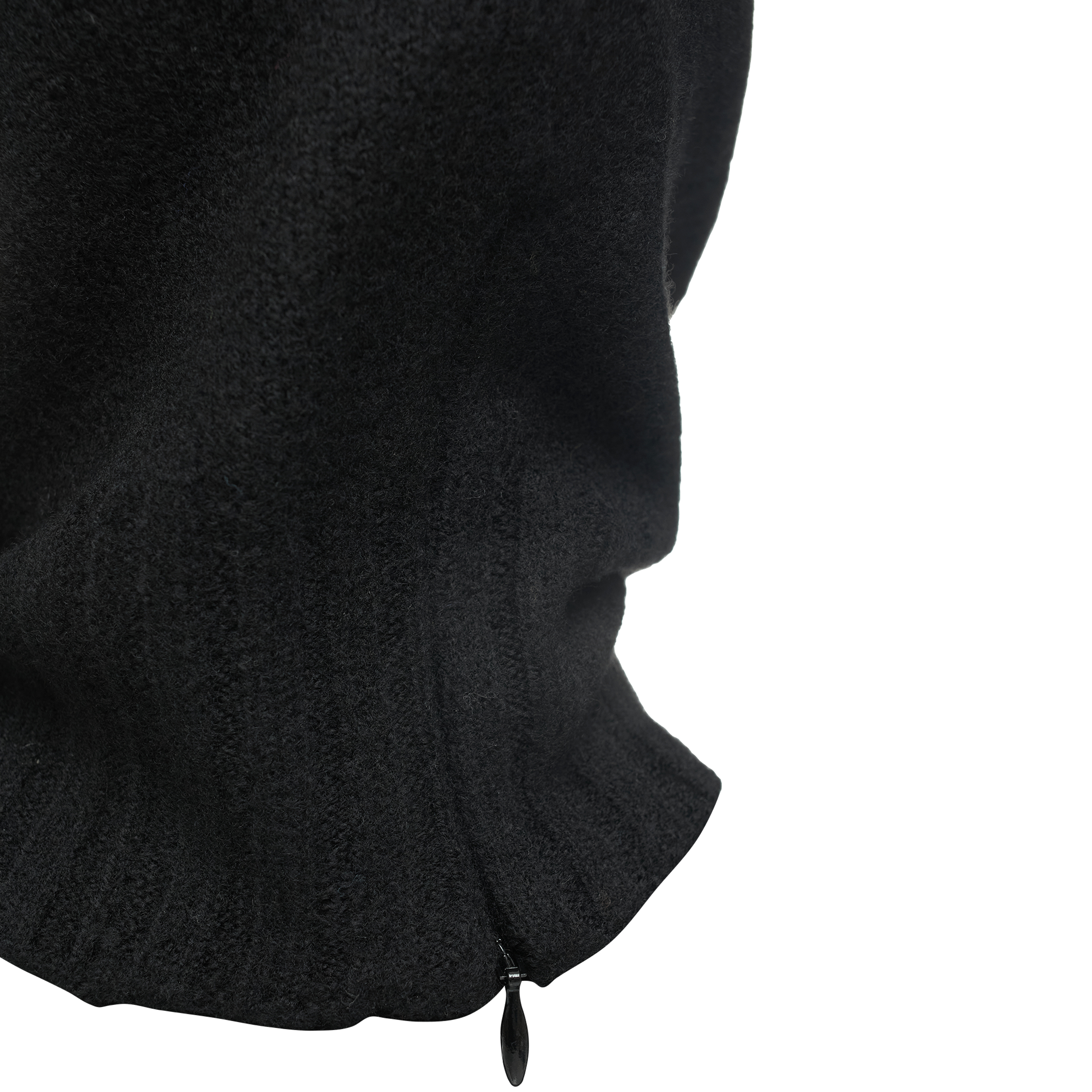 Shop Jil Sander Black Wool Balaclava