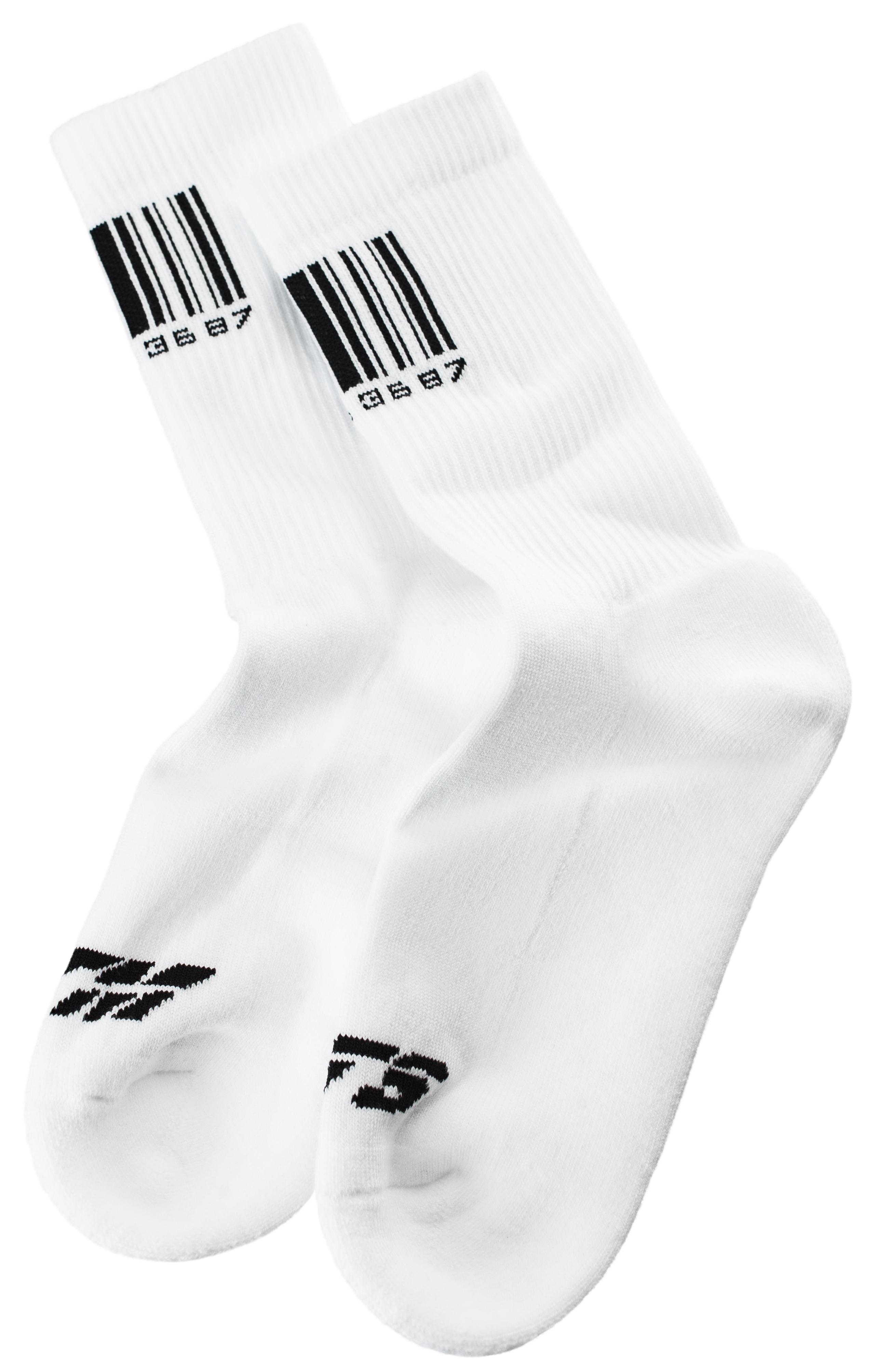 Buy VTMNTS women white barcode socks for $100 online on SV77 ...