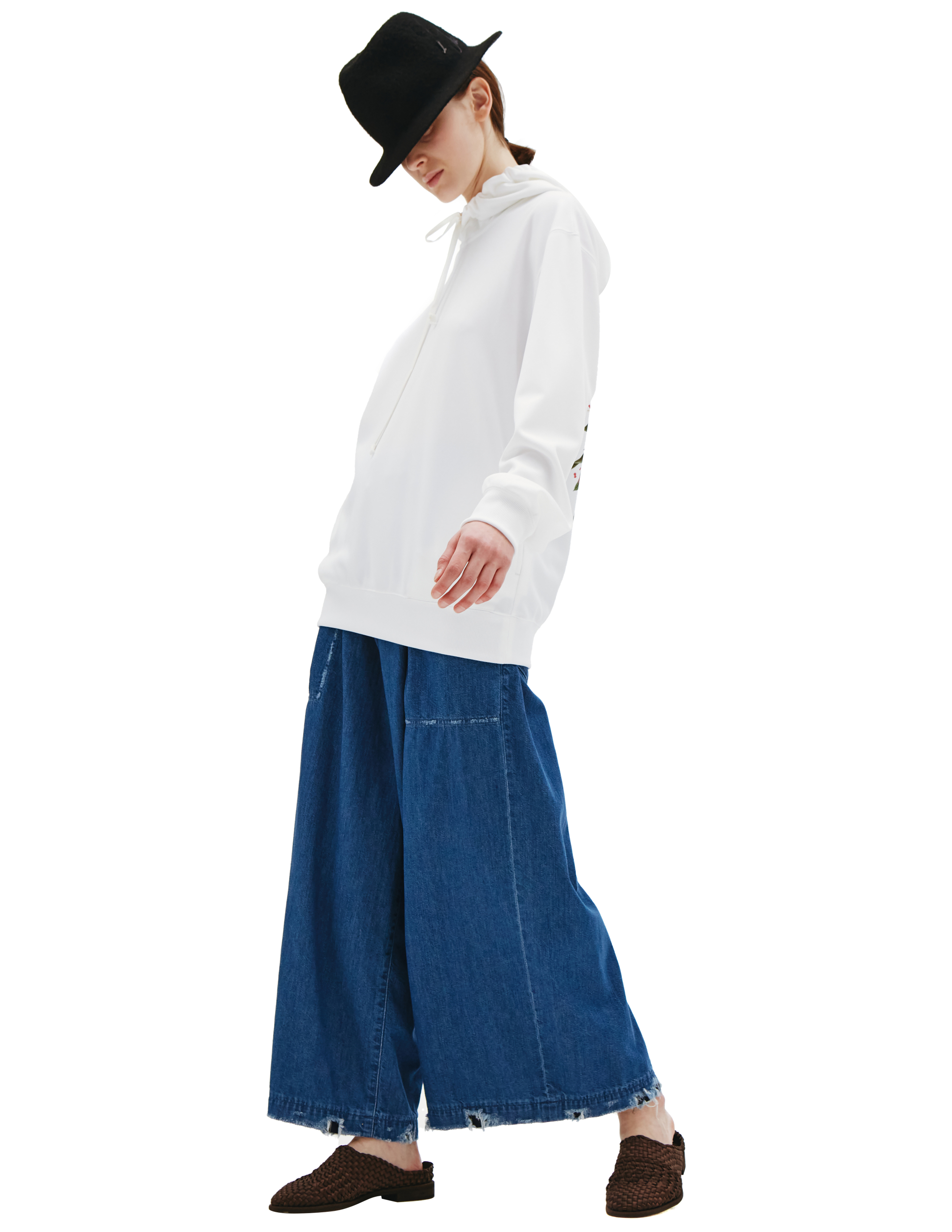 Comme des Garcons Homme plus Floral Lungs Back Print Hoodie