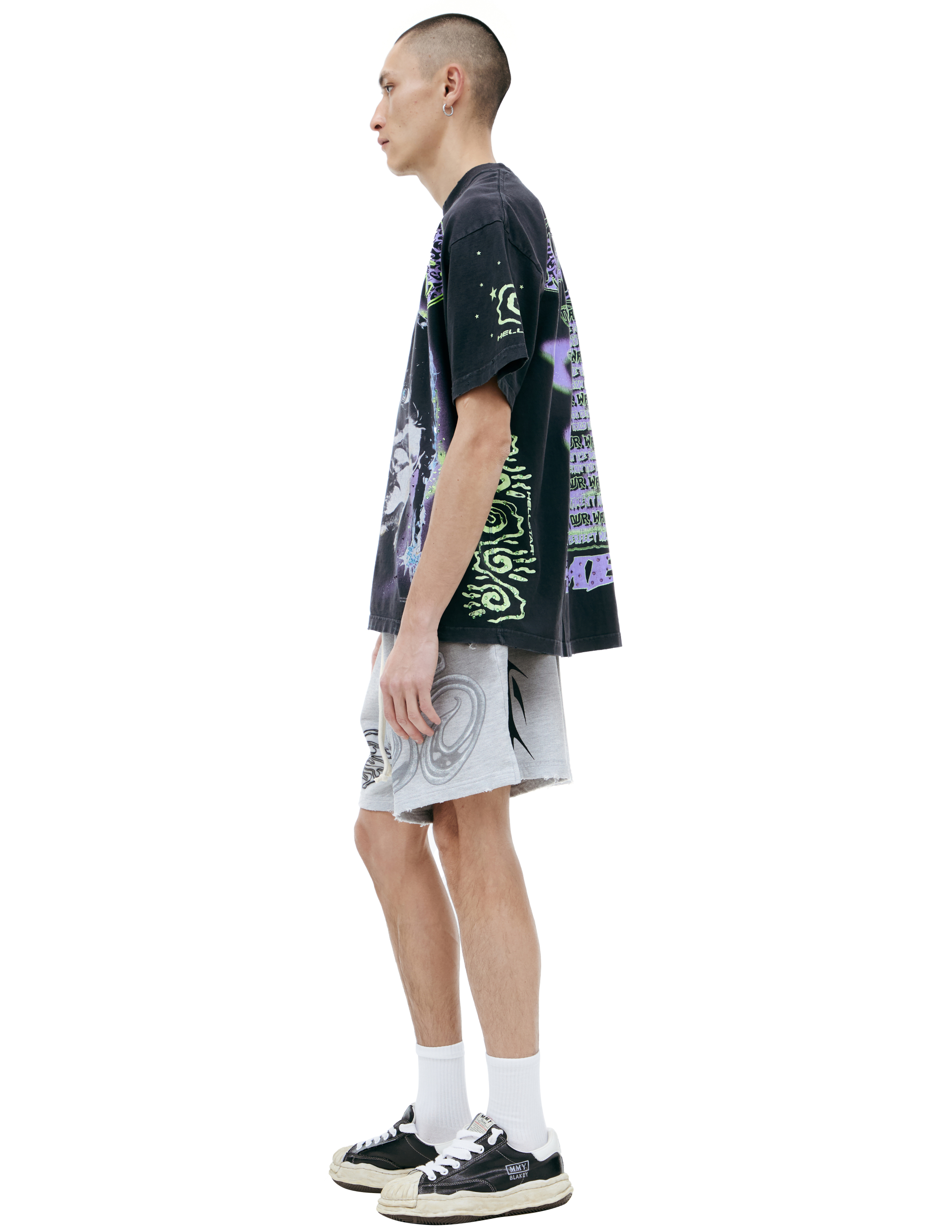 Hellstar Black Print T-shirt