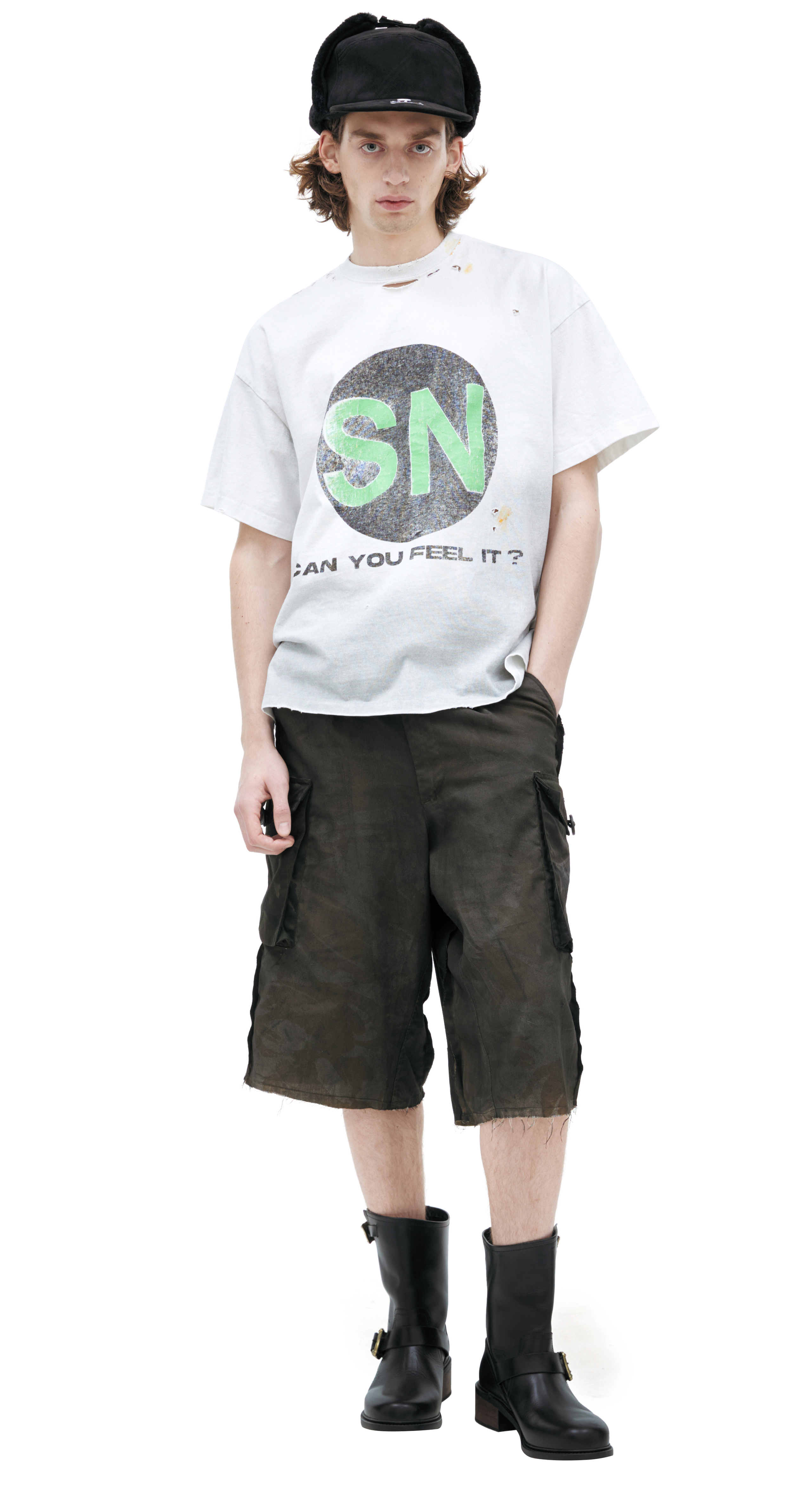 Satoshi Nakamoto White T-shirt with logo
