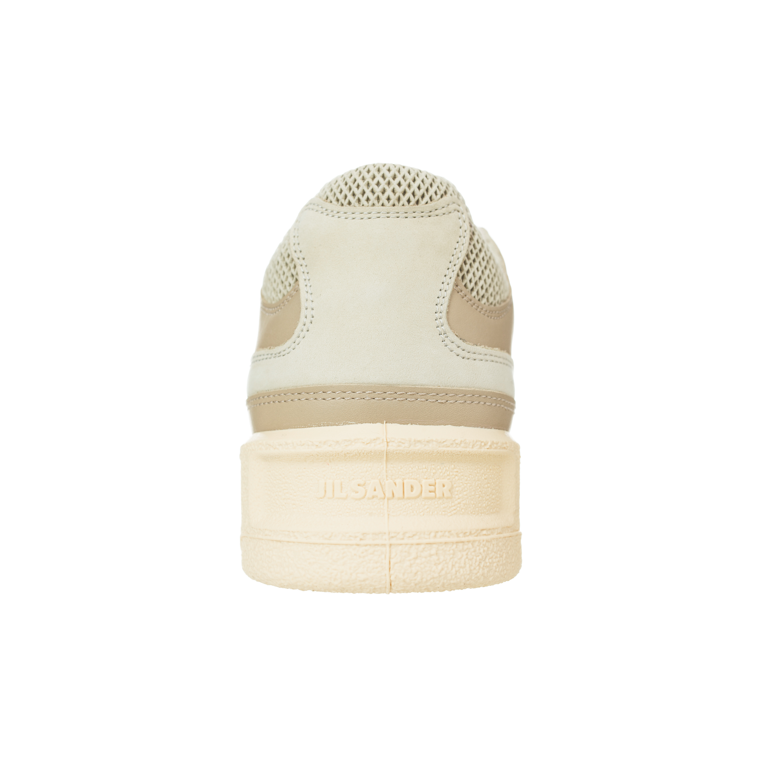 Buy Jil Sander men beige leather sneakers for $525 online on